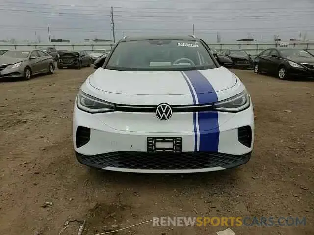 10 fotografías del automóvil dañado WVGDMPE2XMP009046 VOLKSWAGEN ID.4 FIRST 2021