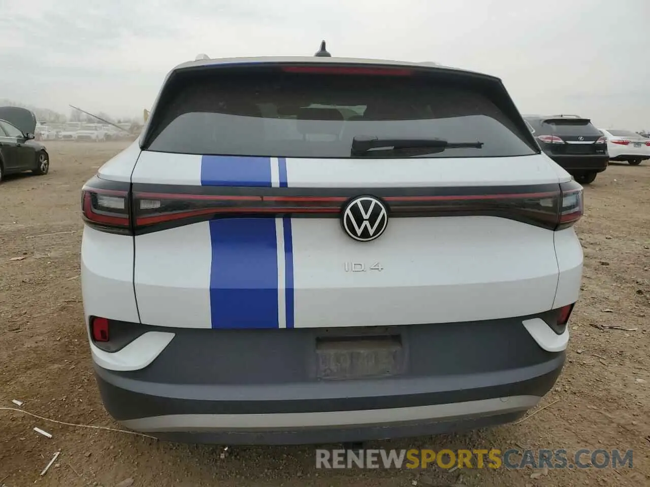 6 fotografías del automóvil dañado WVGDMPE2XMP009046 VOLKSWAGEN ID.4 FIRST 2021