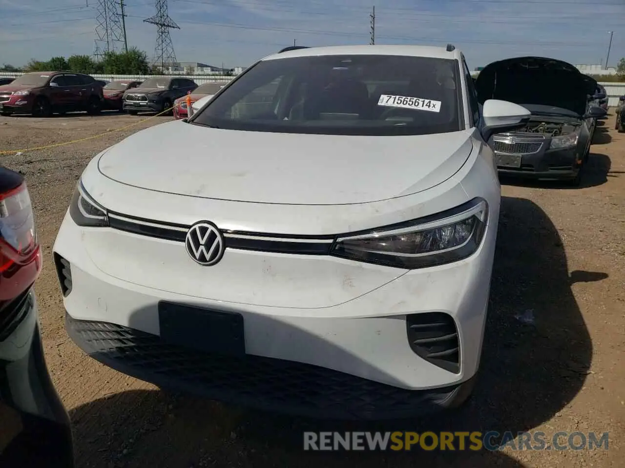 5 fotografías del automóvil dañado WVGJNPE29NP038412 VOLKSWAGEN ID.4 PRO 2022