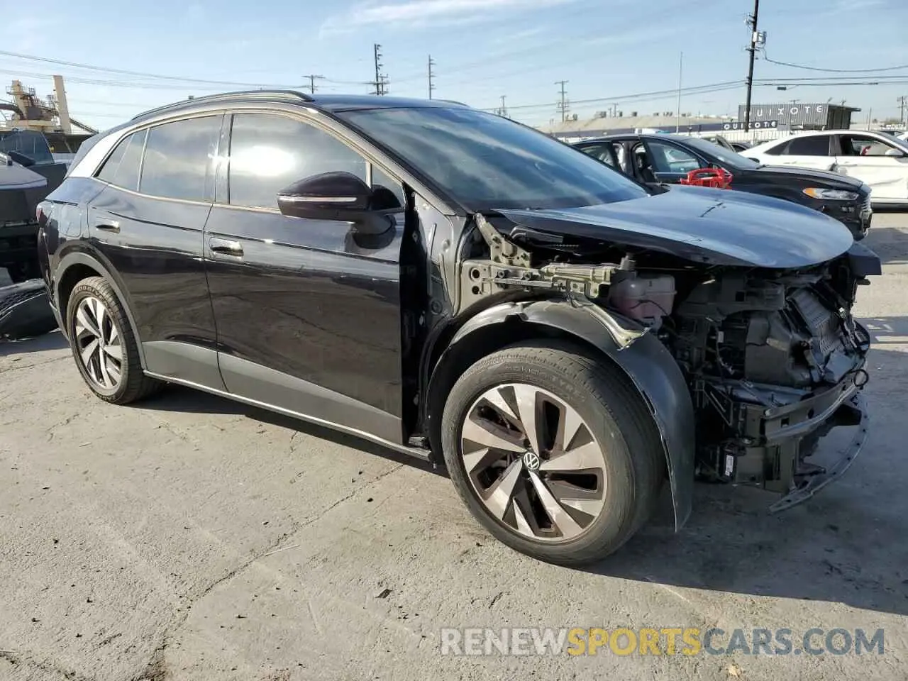 4 fotografías del automóvil dañado 1V2CMPE84PC031784 VOLKSWAGEN ID.4 PRO 2023