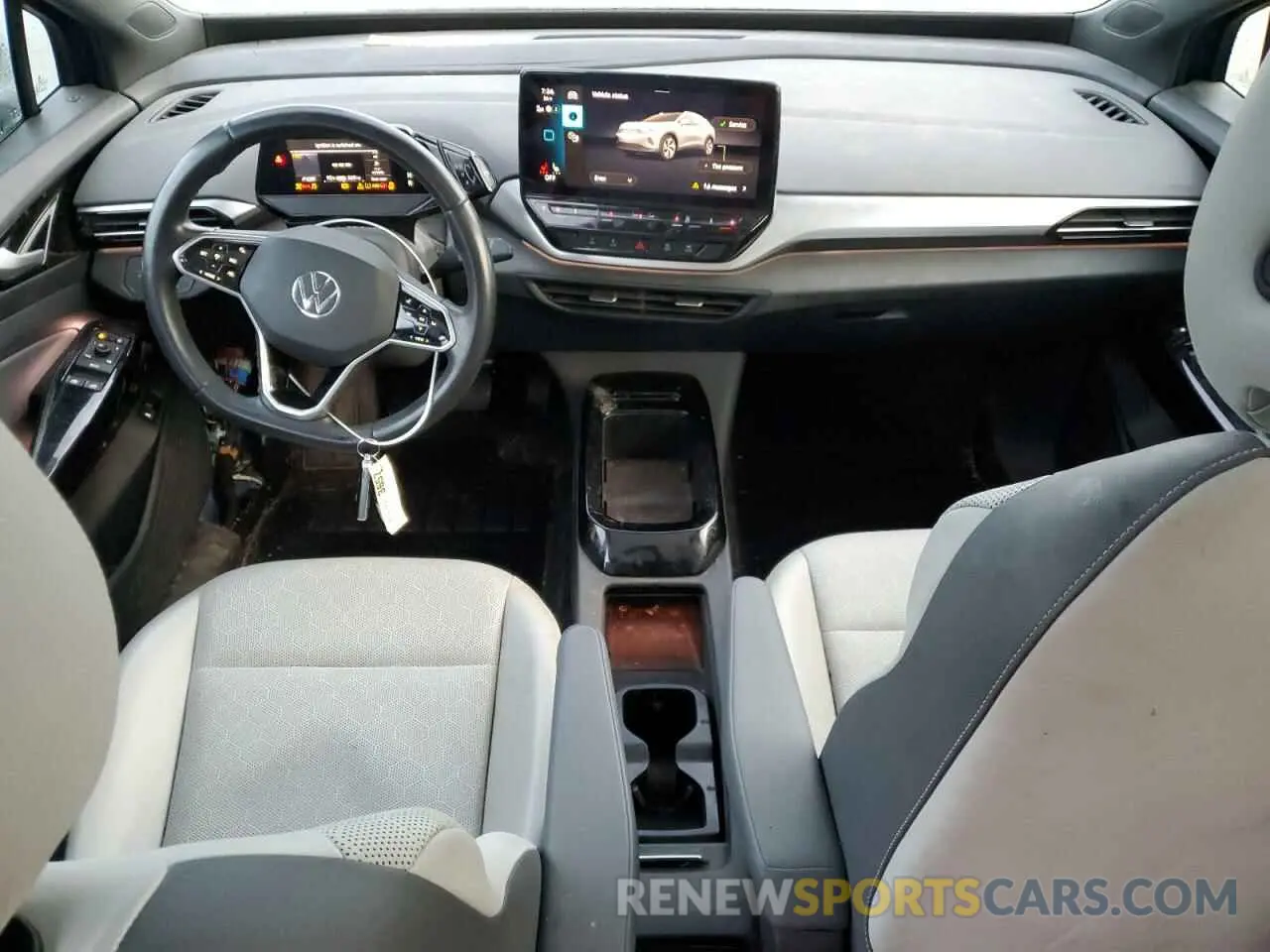 8 fotografías del automóvil dañado WVGKMPE27MP058308 VOLKSWAGEN ID.4 PRO S 2021