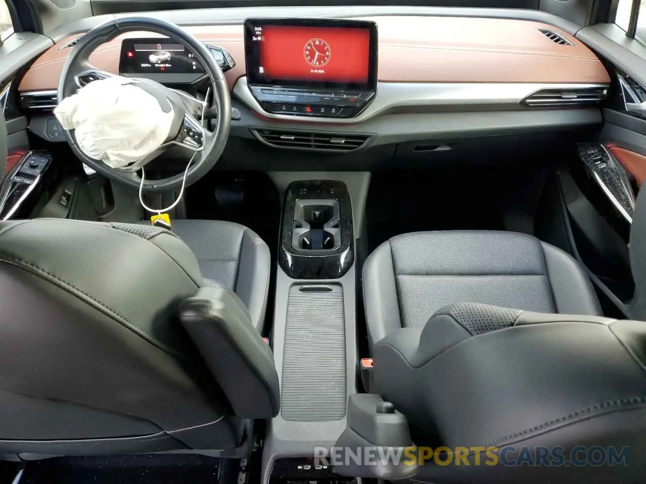 8 fotografías del automóvil dañado WVGTMPE23MP047200 VOLKSWAGEN ID.4 PRO S 2021