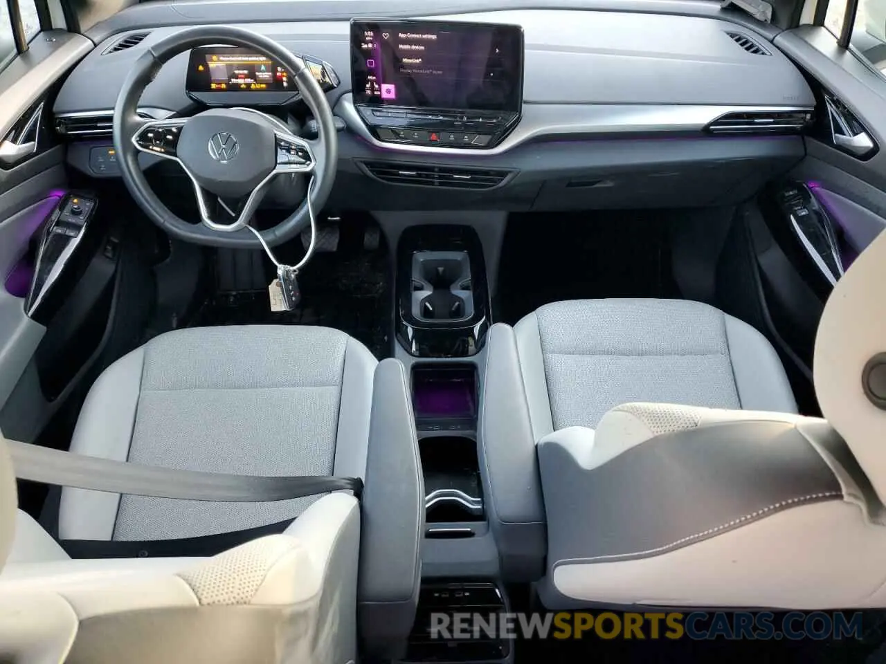 8 fotografías del automóvil dañado WVGTMPE28MP062727 VOLKSWAGEN ID.4 PRO S 2021