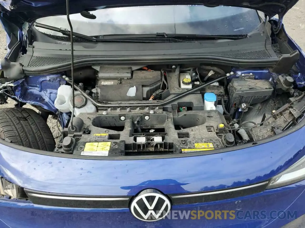 12 fotografías del automóvil dañado WVGUNPE25MP064209 VOLKSWAGEN ID.4 PRO S 2021