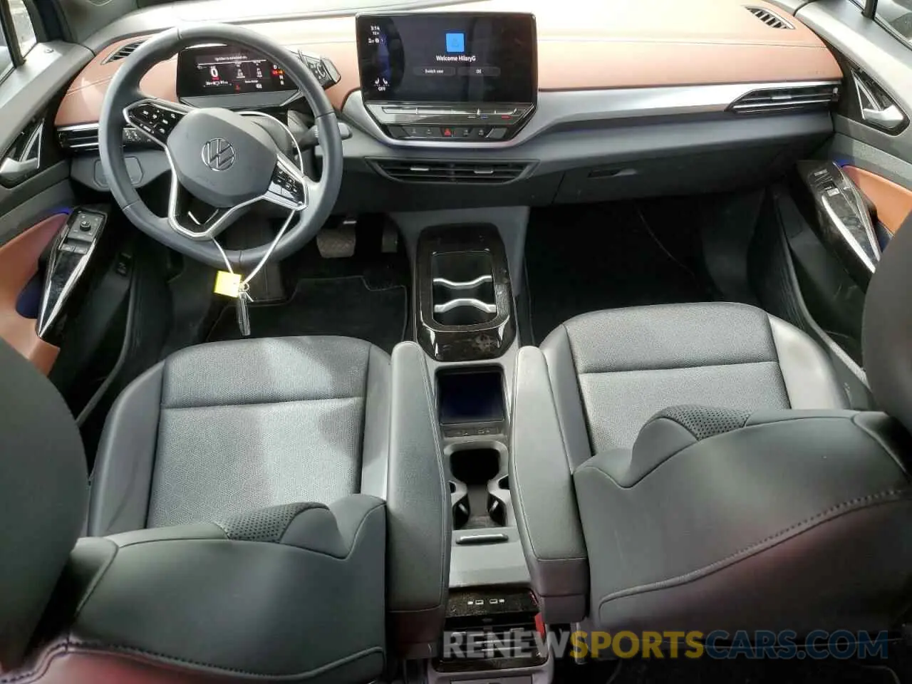 8 fotografías del automóvil dañado WVGUNPE29MP059174 VOLKSWAGEN ID.4 PRO S 2021