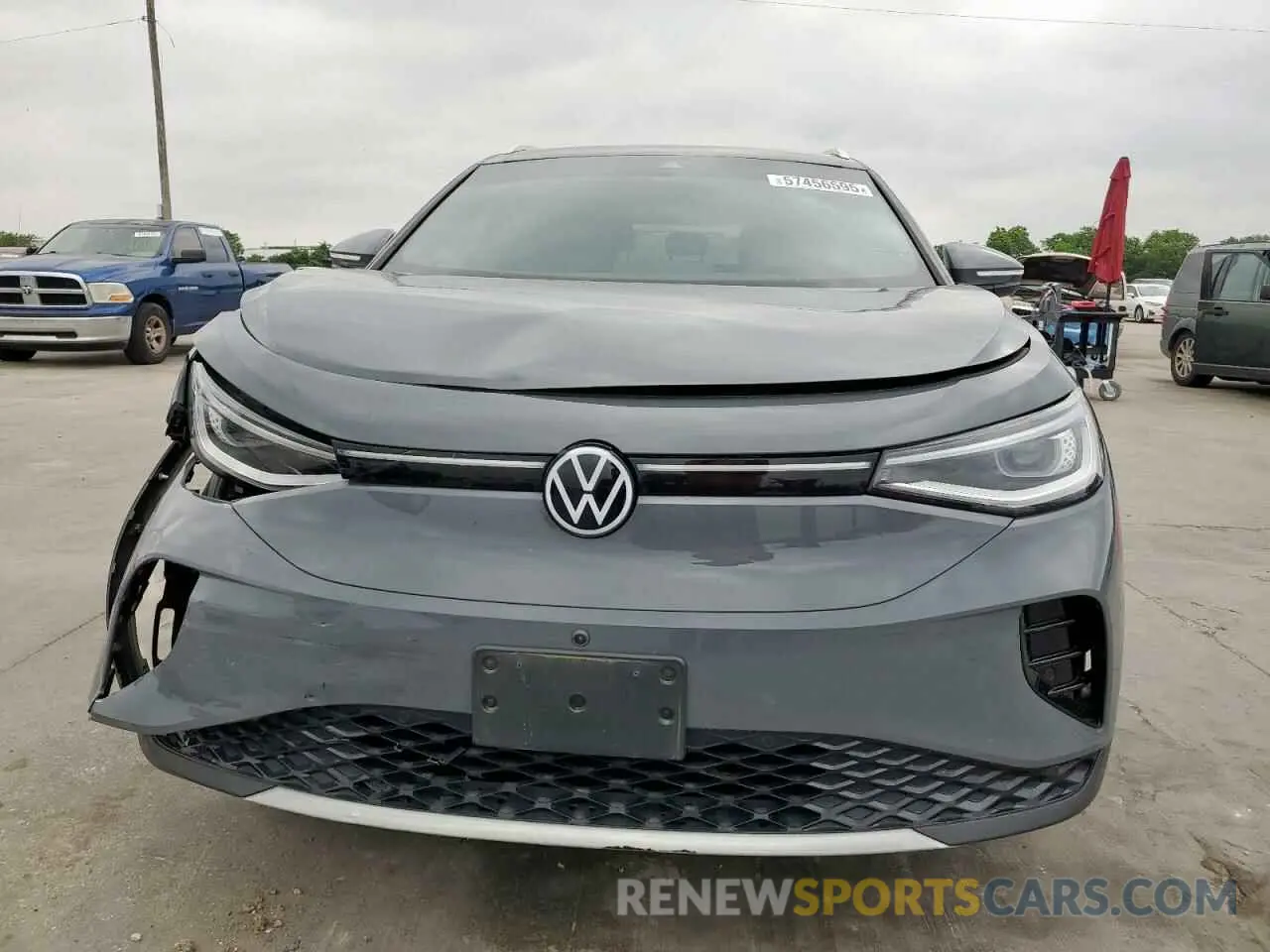 5 fotografías del automóvil dañado 1V2HMPE87PC058340 VOLKSWAGEN ID.4 PRO S 2023