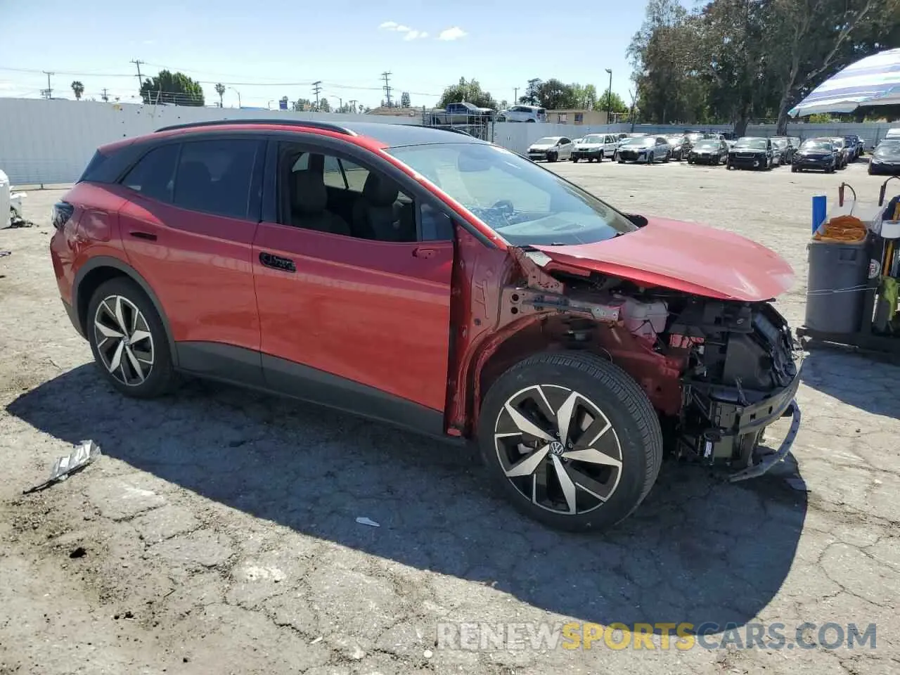 4 fotografías del automóvil dañado 1V25MPE87PC014535 VOLKSWAGEN ID.4 S 2023