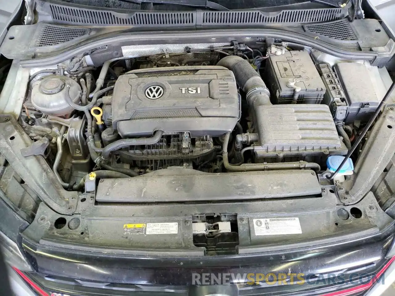 11 fotografías del automóvil dañado 3VW6T7BU1KM244828 VOLKSWAGEN JETTA 2019