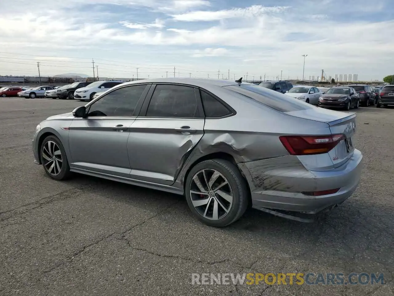 2 fotografías del automóvil dañado 3VW6T7BU1KM244828 VOLKSWAGEN JETTA 2019