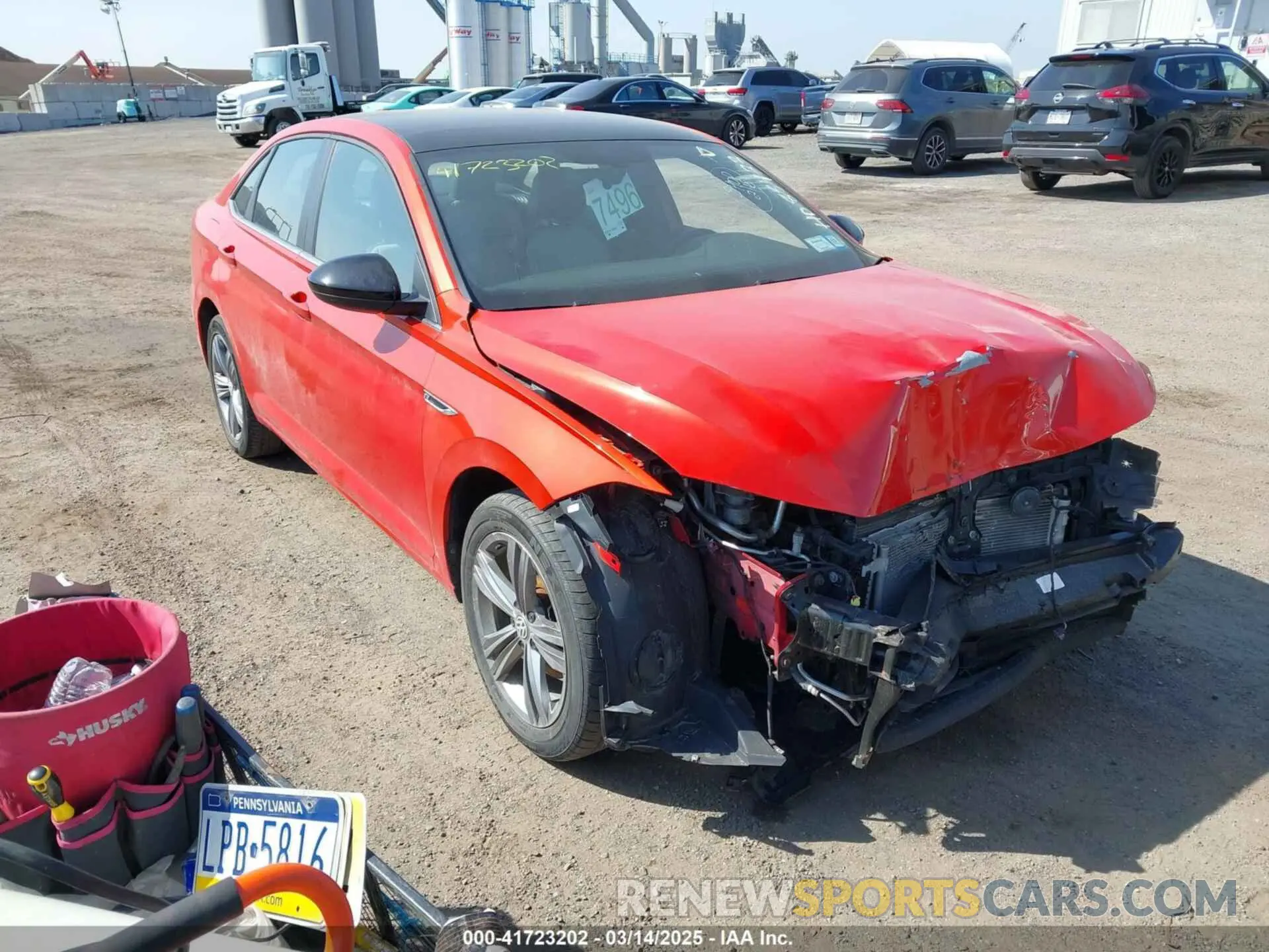 1 fotografías del automóvil dañado 3VWC57BU0KM109059 VOLKSWAGEN JETTA 2019