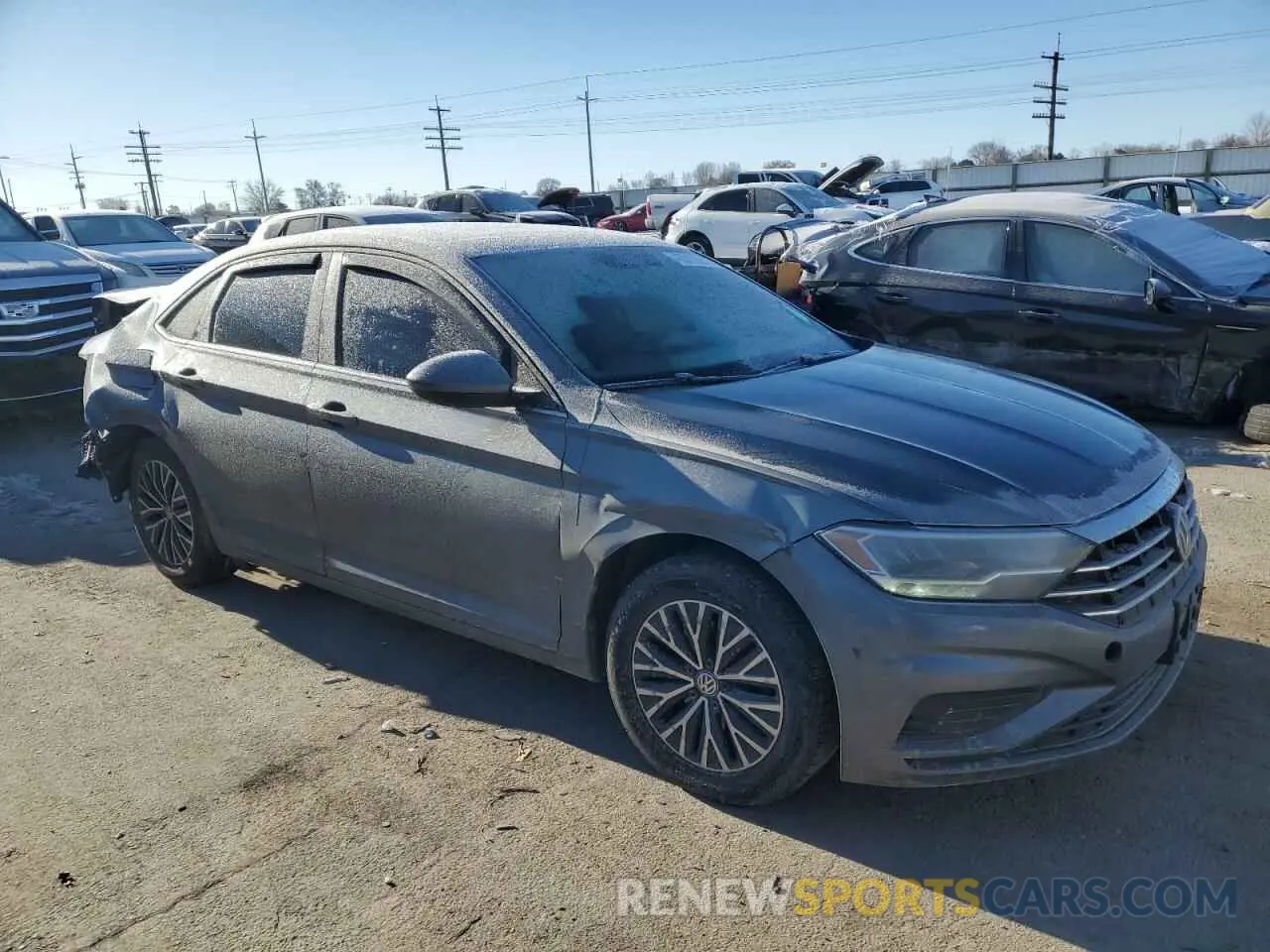 4 fotografías del automóvil dañado 3VWC57BU0KM140747 VOLKSWAGEN JETTA 2019