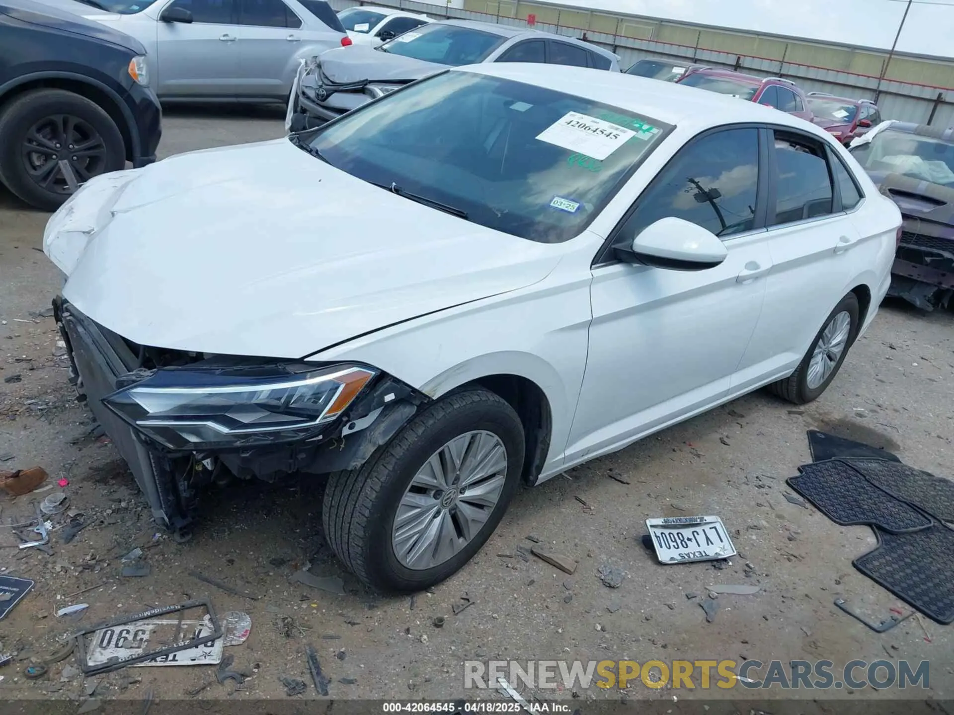 2 fotografías del automóvil dañado 3VWC57BU0KM153661 VOLKSWAGEN JETTA 2019
