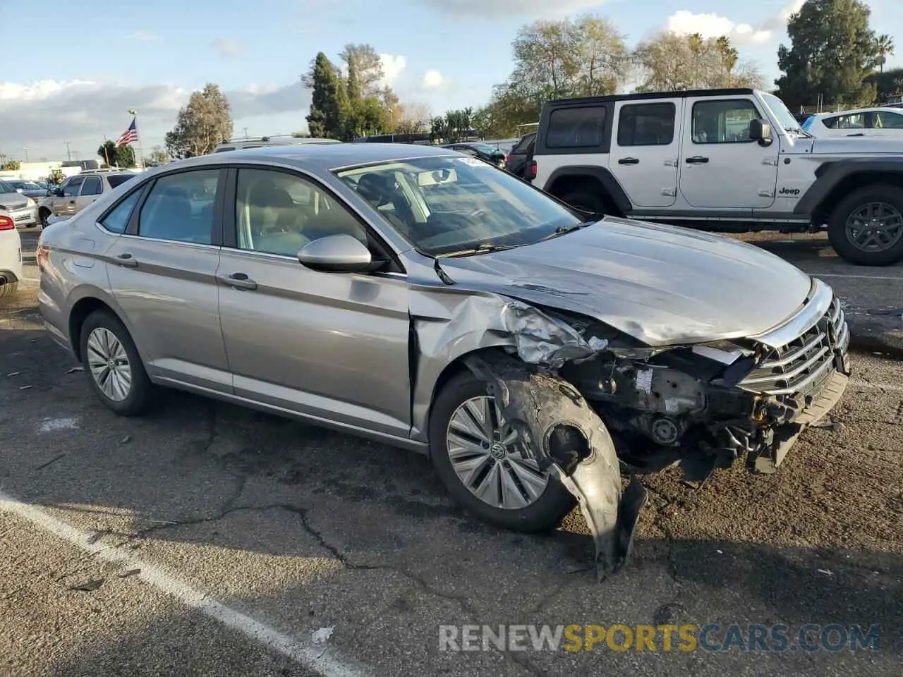 4 fotografías del automóvil dañado 3VWC57BU0KM221439 VOLKSWAGEN JETTA 2019