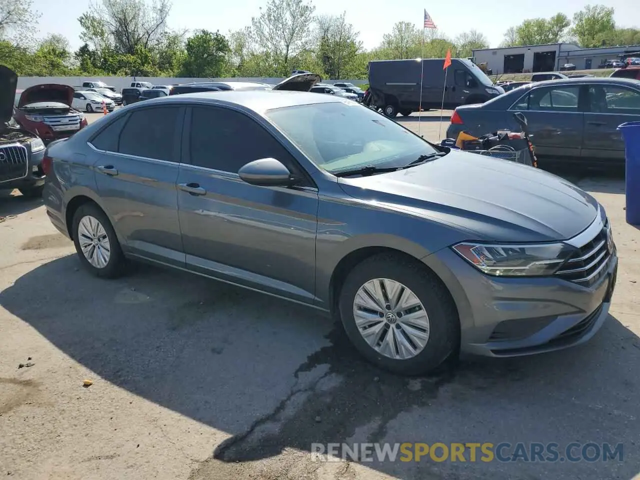 4 fotografías del automóvil dañado 3VWC57BU1KM060986 VOLKSWAGEN JETTA 2019