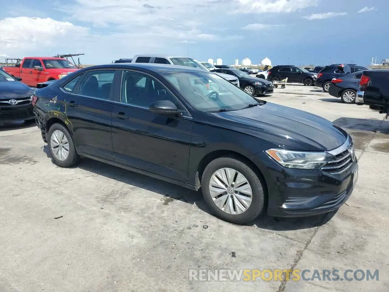 4 fotografías del automóvil dañado 3VWC57BU2KM088666 VOLKSWAGEN JETTA 2019