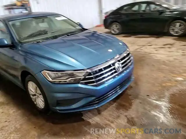 14 fotografías del automóvil dañado 3VWC57BU2KM197838 VOLKSWAGEN JETTA 2019