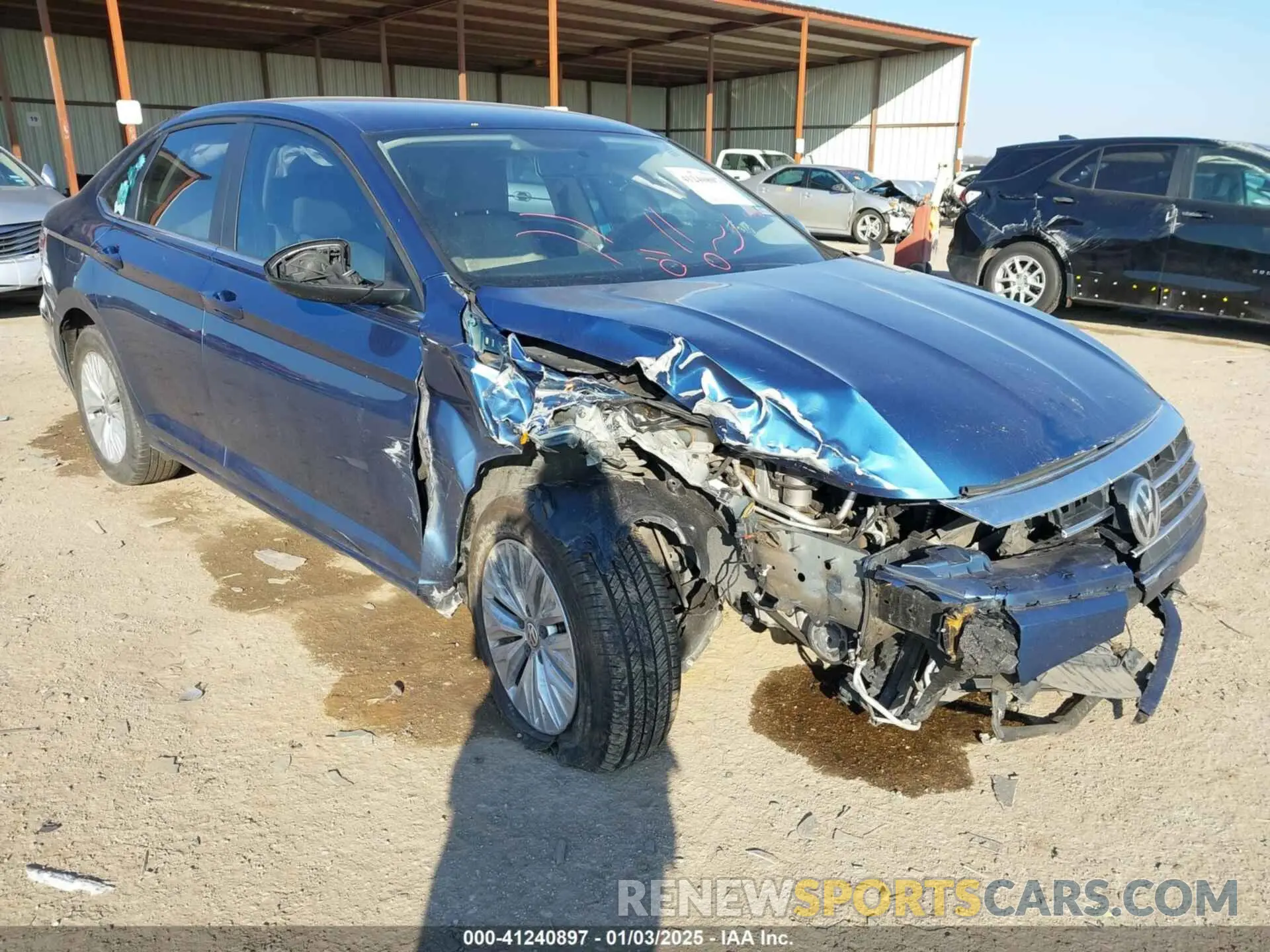 1 fotografías del automóvil dañado 3VWC57BU3KM040237 VOLKSWAGEN JETTA 2019