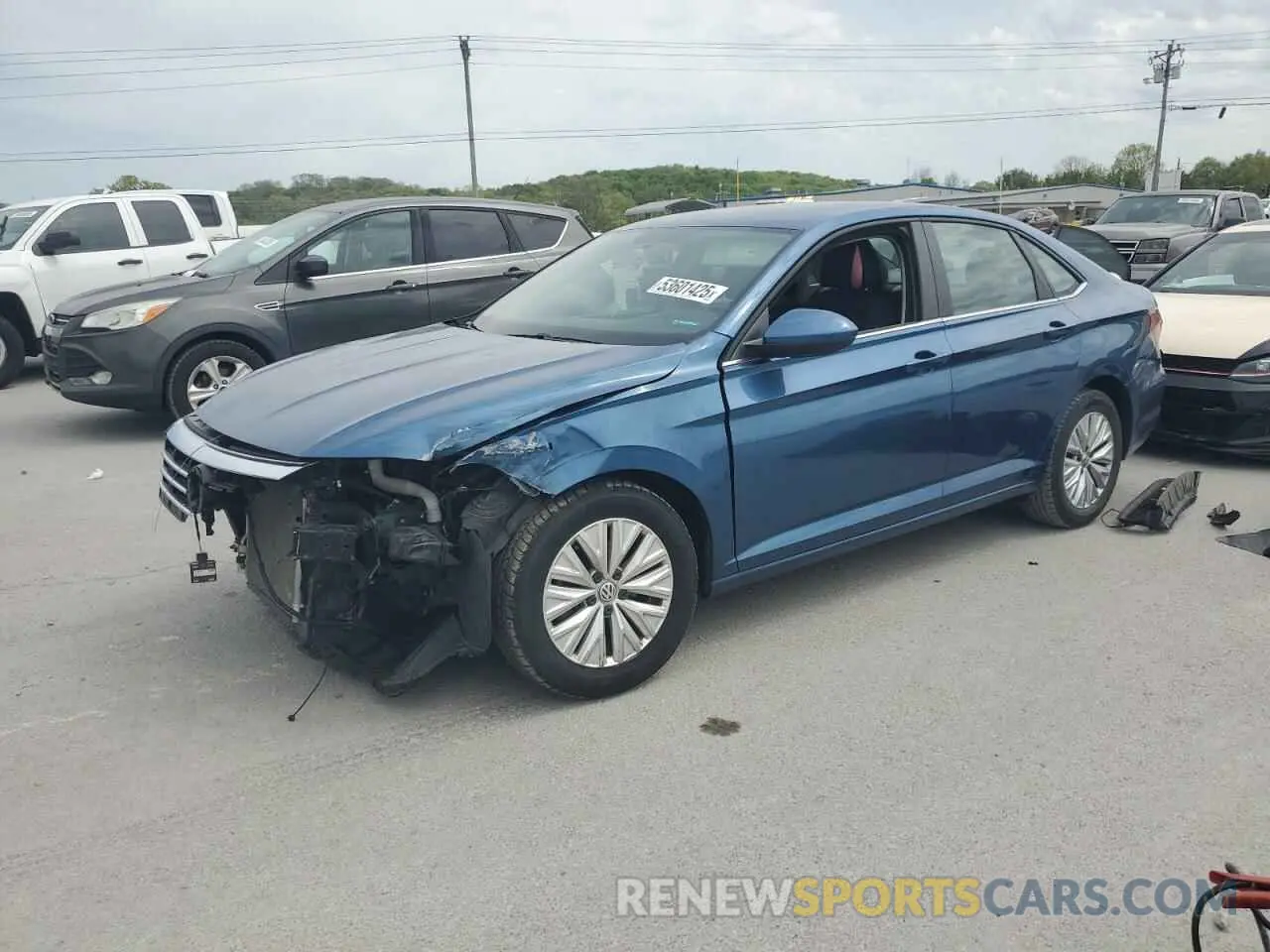 1 fotografías del automóvil dañado 3VWC57BU6KM186907 VOLKSWAGEN JETTA 2019