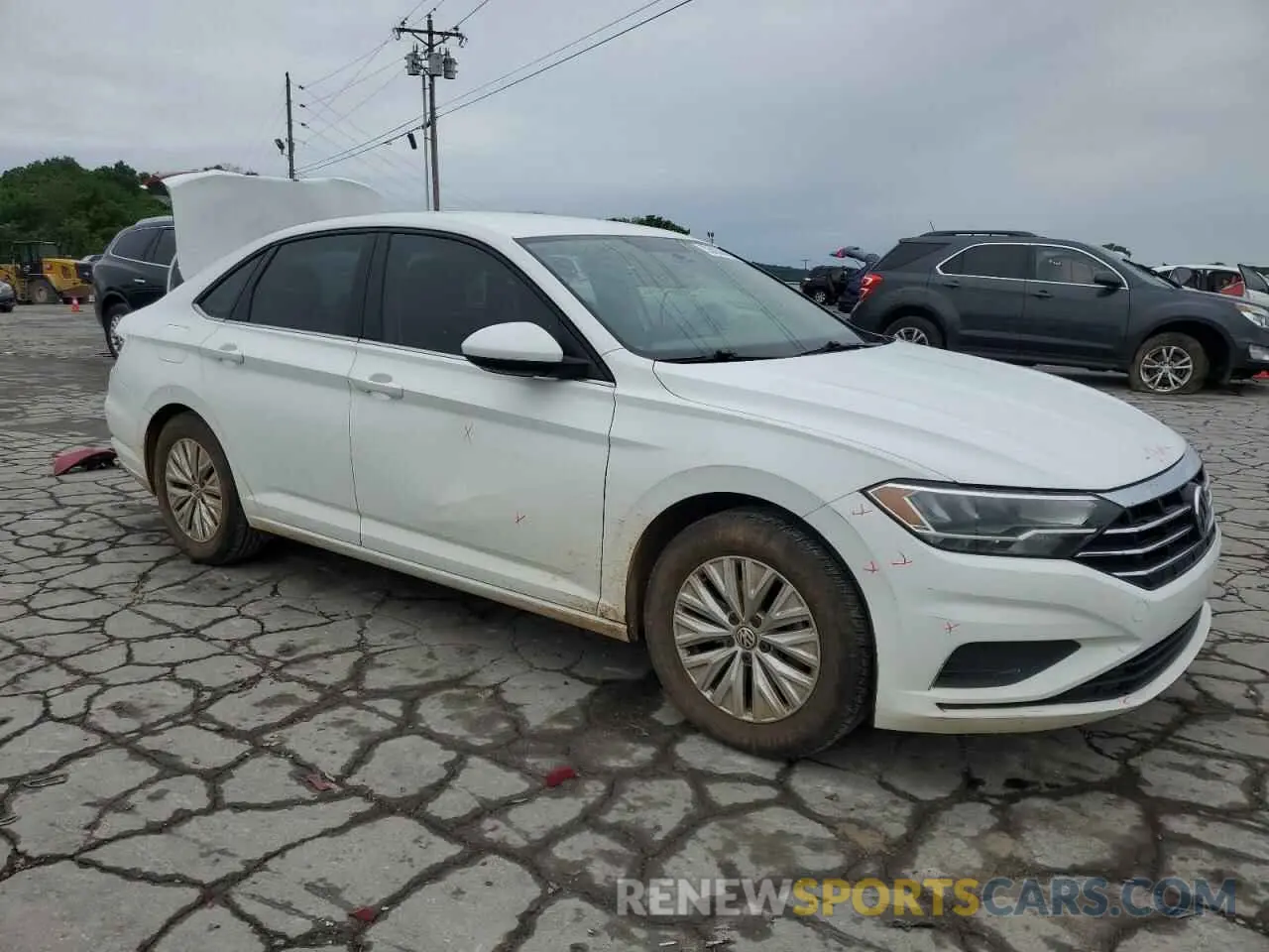 4 fotografías del automóvil dañado 3VWC57BU6KM216553 VOLKSWAGEN JETTA 2019
