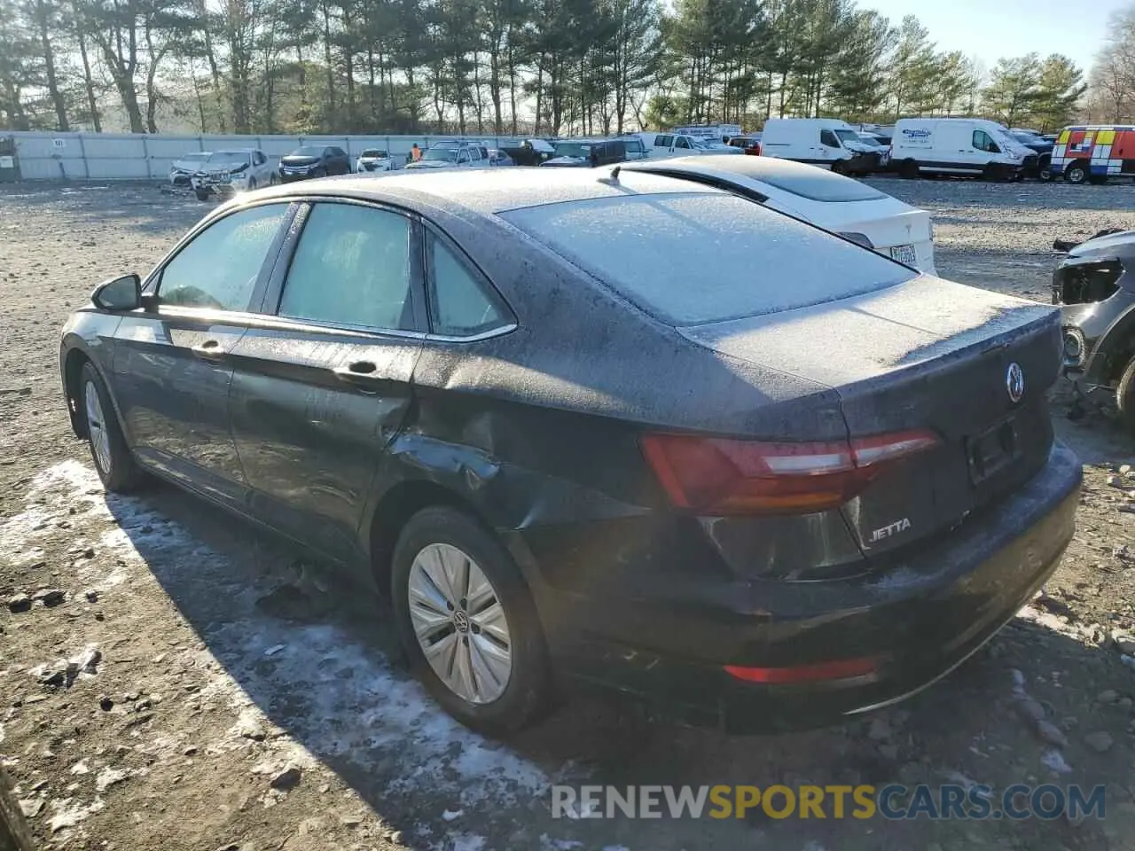 2 fotografías del automóvil dañado 3VWC57BU7KM113576 VOLKSWAGEN JETTA 2019
