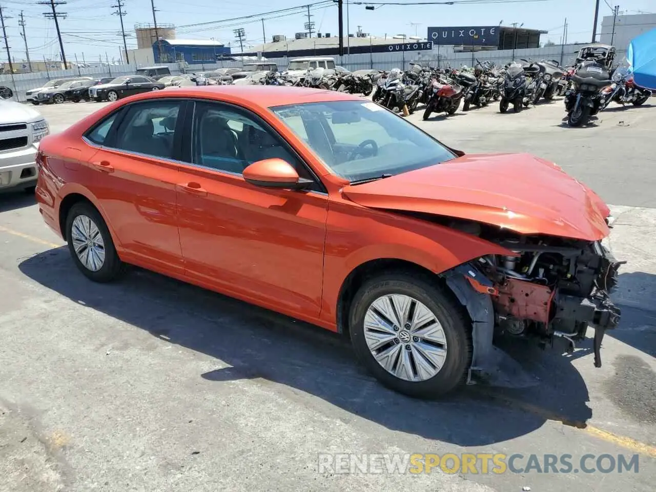 4 fotografías del automóvil dañado 3VWC57BU9KM033342 VOLKSWAGEN JETTA 2019