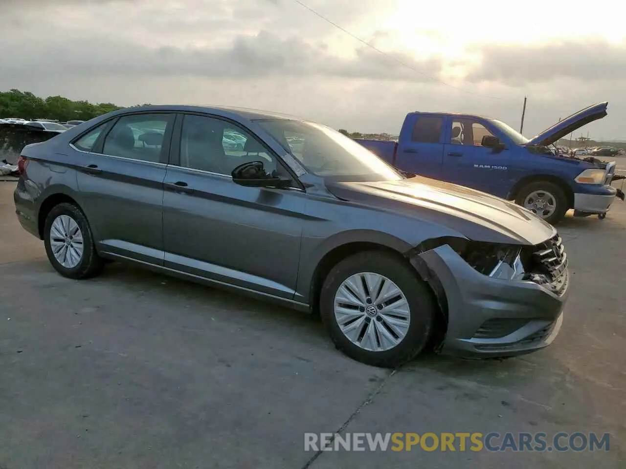 4 fotografías del automóvil dañado 3VWC57BU9KM122344 VOLKSWAGEN JETTA 2019