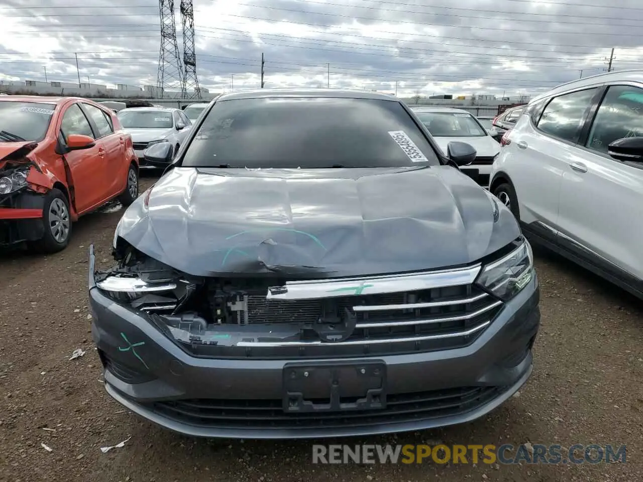 5 fotografías del automóvil dañado 3VWC57BU9KM134543 VOLKSWAGEN JETTA 2019
