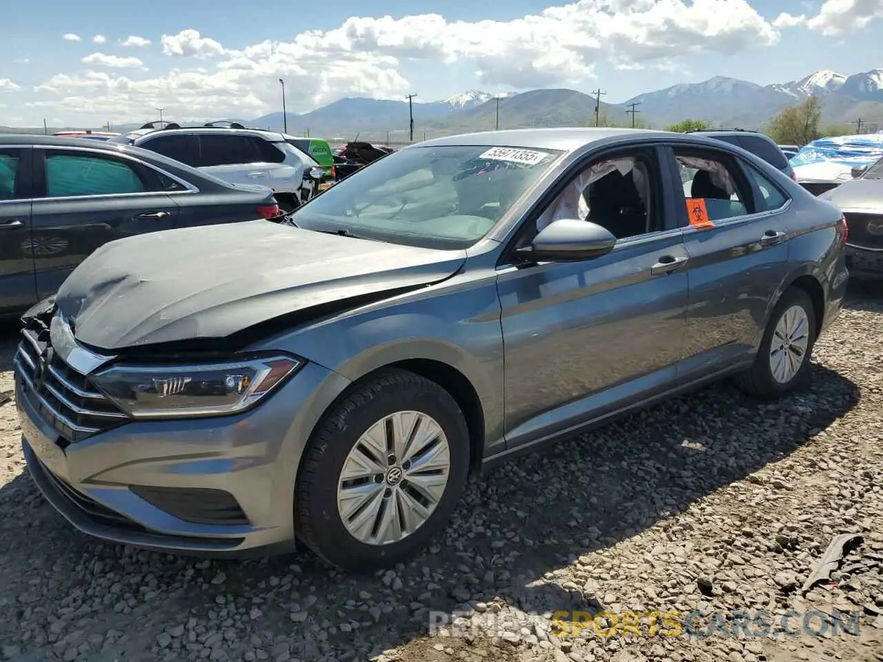 1 fotografías del automóvil dañado 3VWC57BU9KM216675 VOLKSWAGEN JETTA 2019