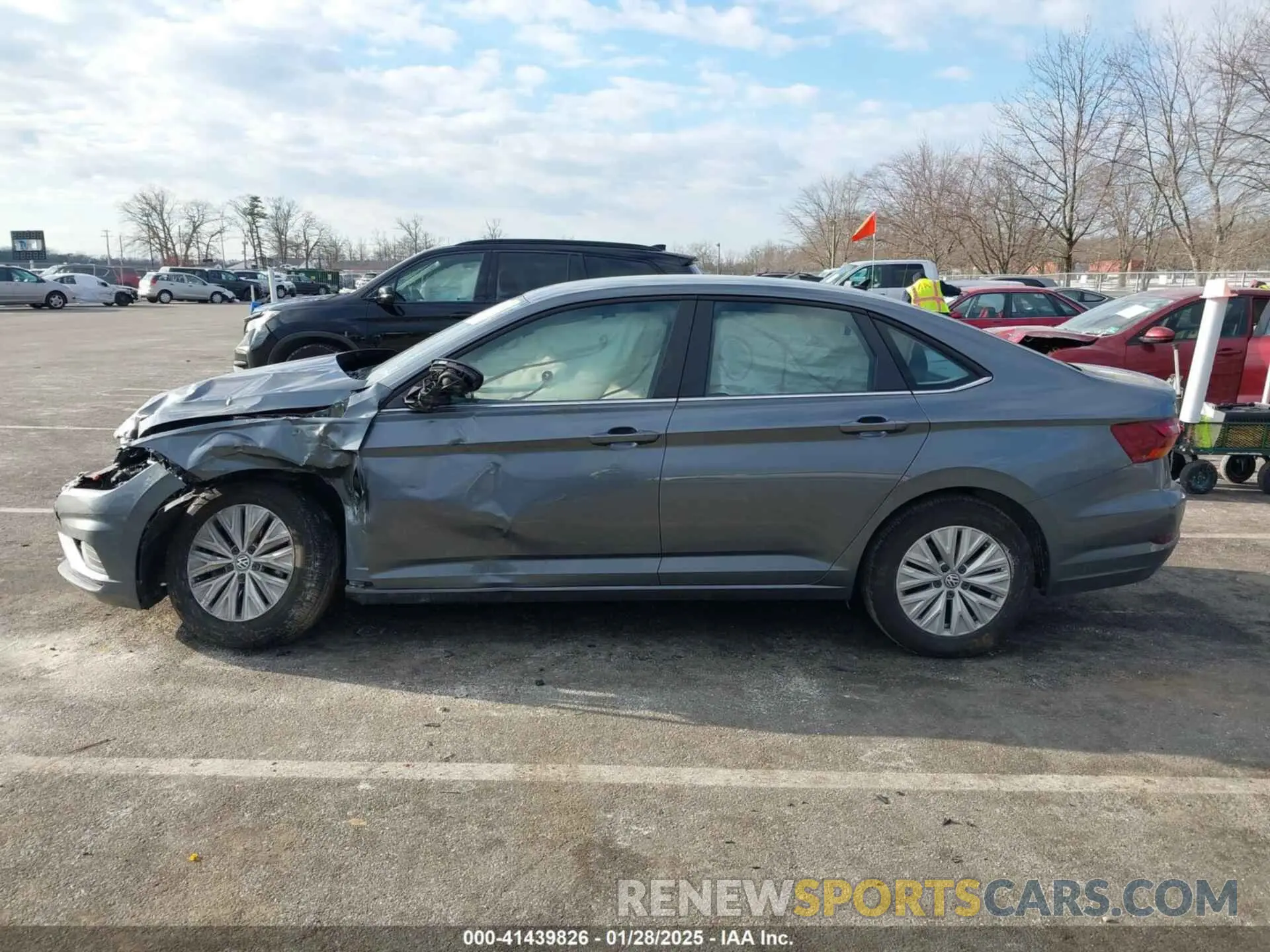 14 fotografías del automóvil dañado 3VWC57BUXKM022849 VOLKSWAGEN JETTA 2019