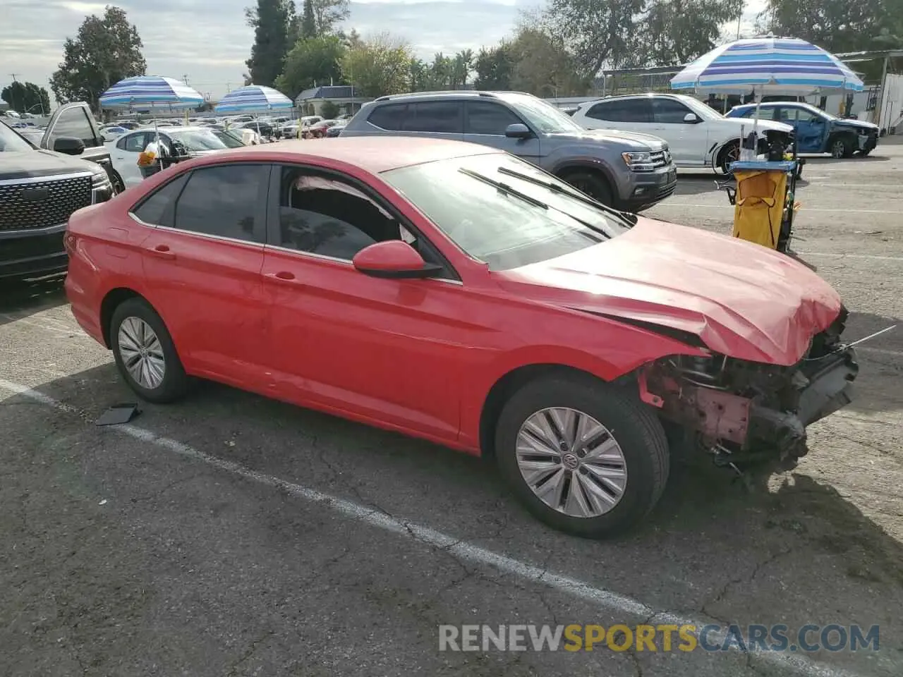 4 fotografías del automóvil dañado 3VWC57BUXKM074238 VOLKSWAGEN JETTA 2019