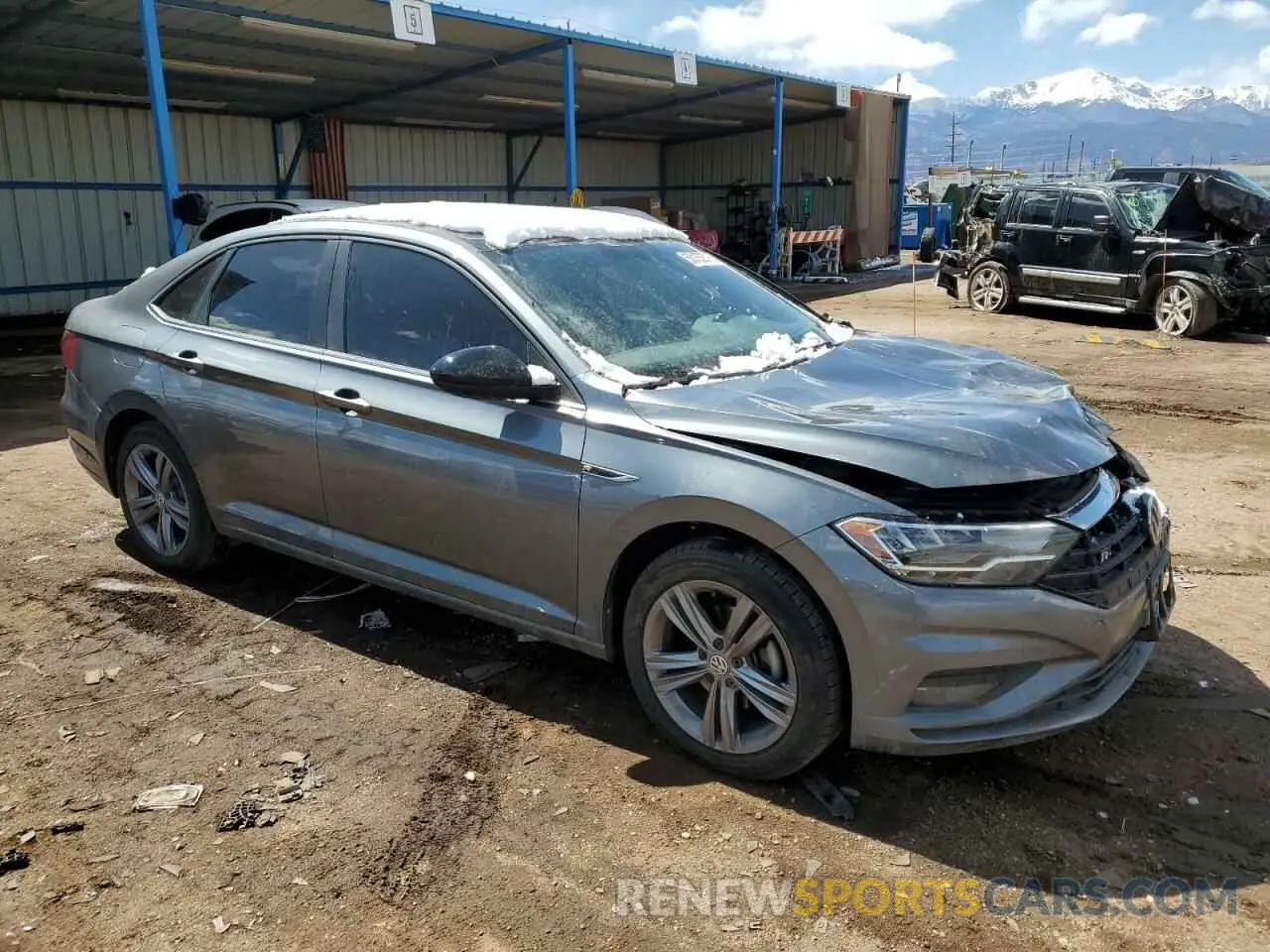 4 fotografías del automóvil dañado 3VWC57BUXKM196713 VOLKSWAGEN JETTA 2019