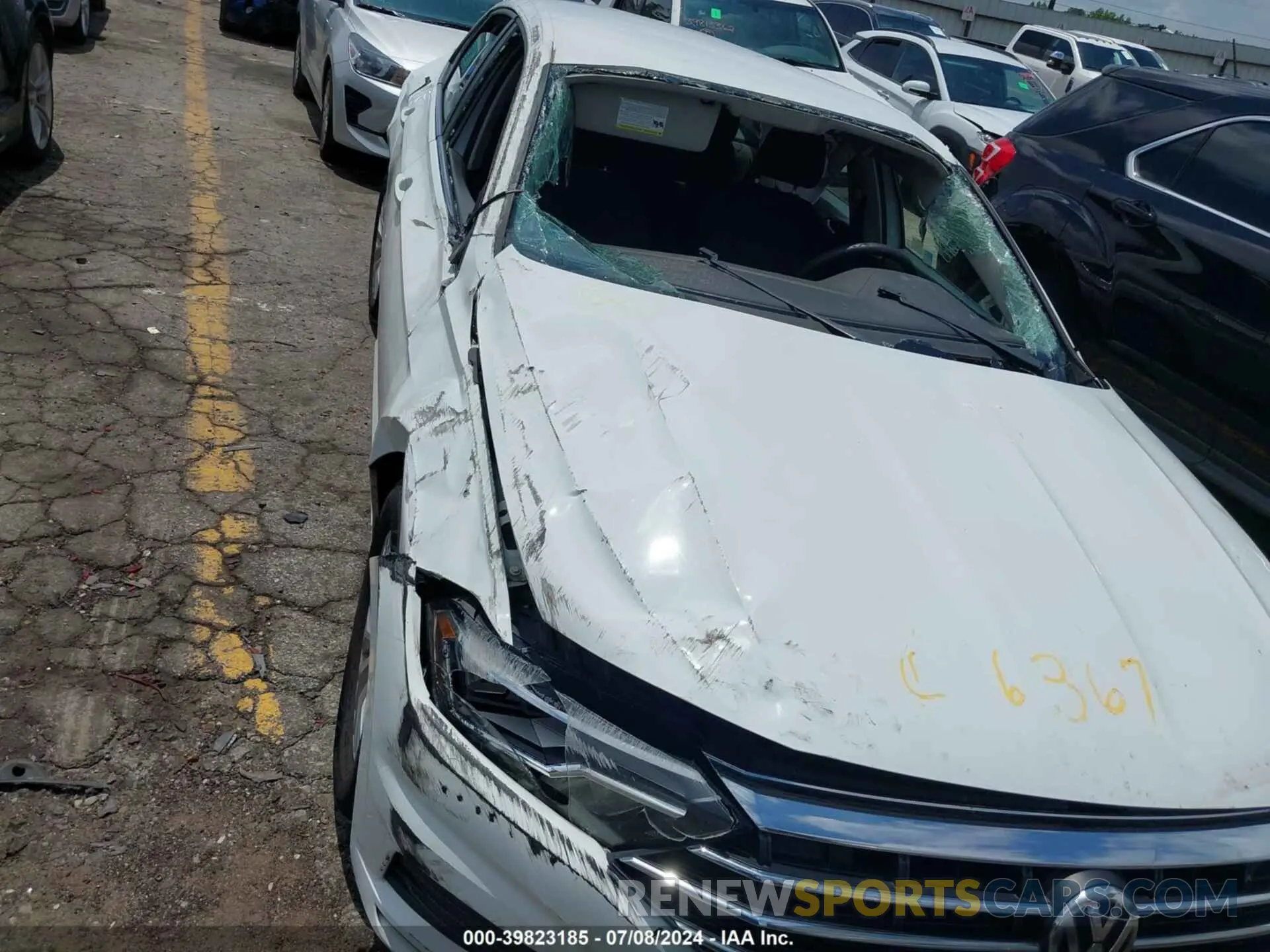 6 fotografías del automóvil dañado 3VWC57BUXKM236367 VOLKSWAGEN JETTA 2019