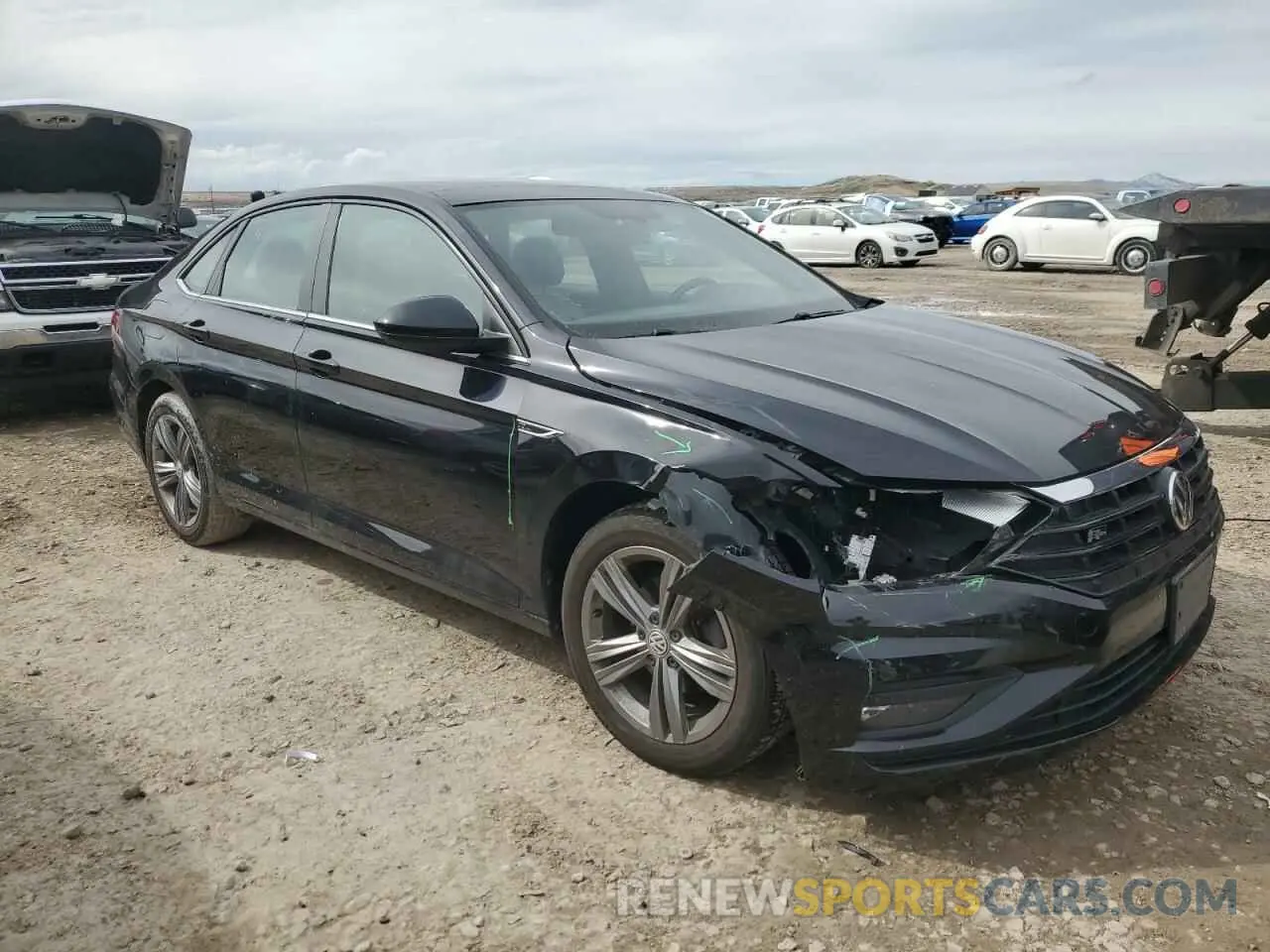 4 fotografías del automóvil dañado 3VWC57BUXKM237468 VOLKSWAGEN JETTA 2019