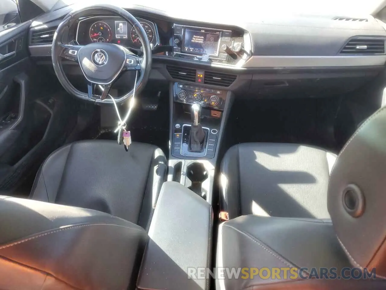 8 fotografías del automóvil dañado 3VWCB7BU0KM132737 VOLKSWAGEN JETTA 2019