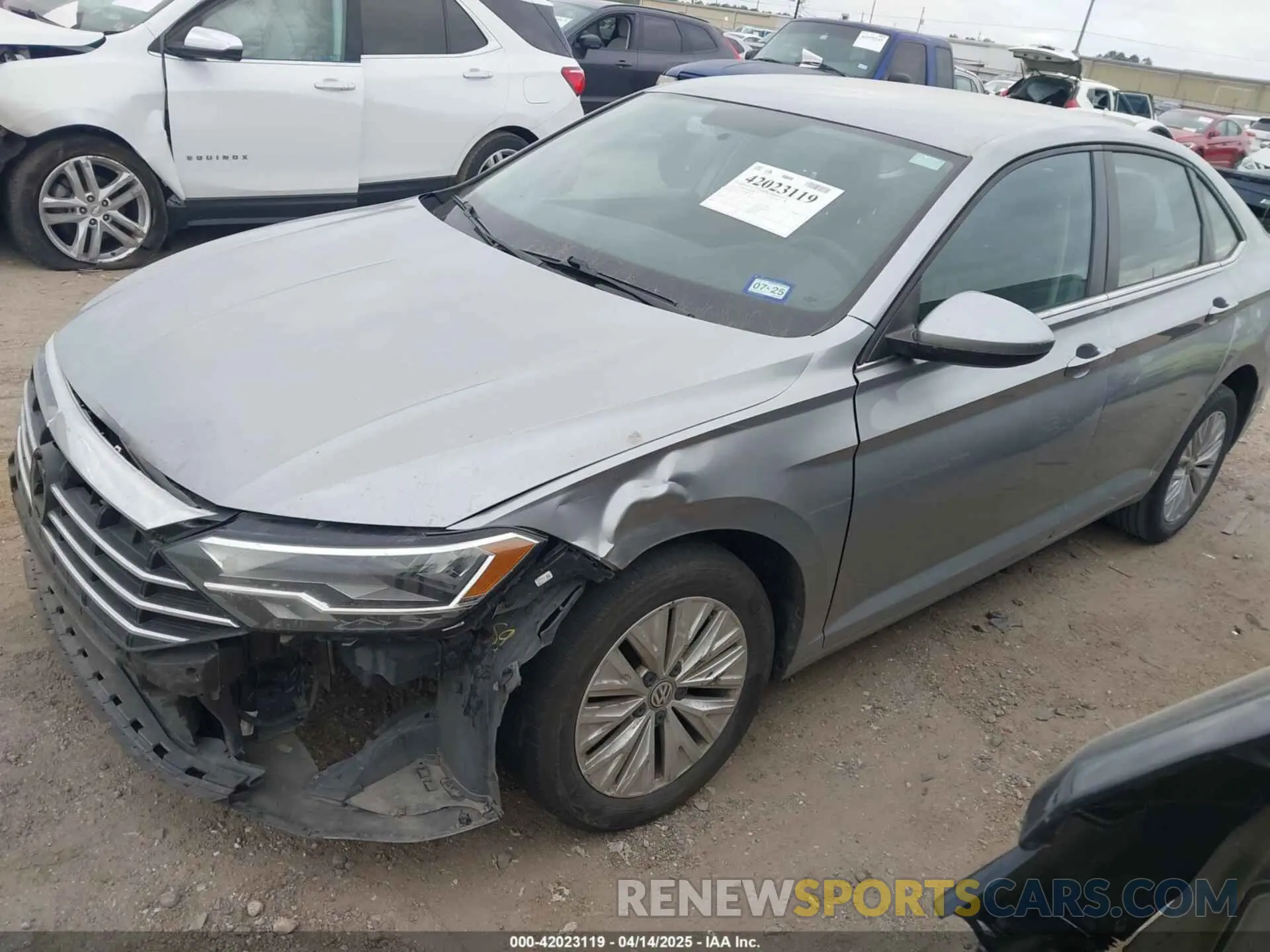 2 fotografías del automóvil dañado 3VWCB7BU0KM229078 VOLKSWAGEN JETTA 2019