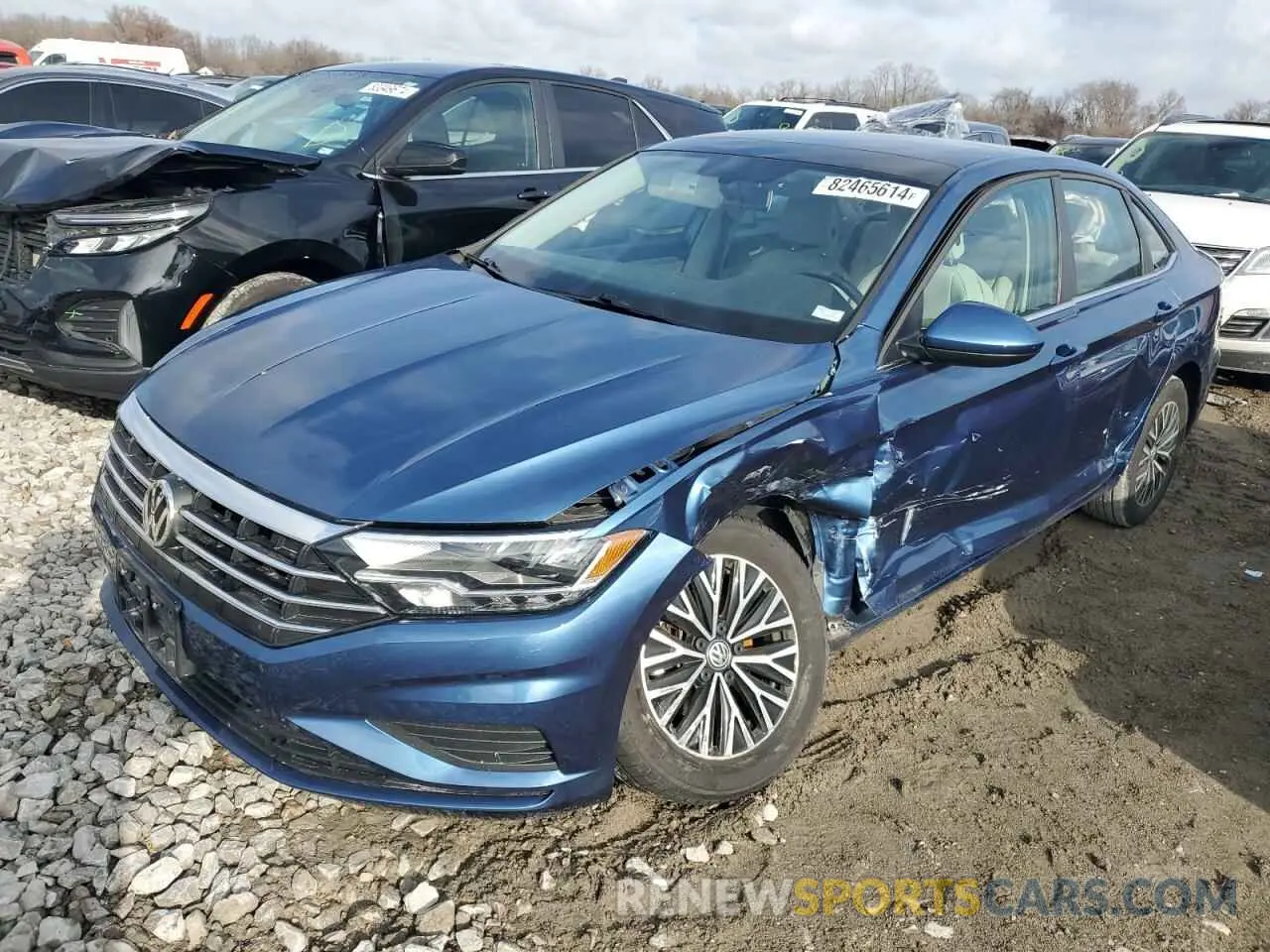 1 fotografías del automóvil dañado 3VWCB7BU0KM240761 VOLKSWAGEN JETTA 2019