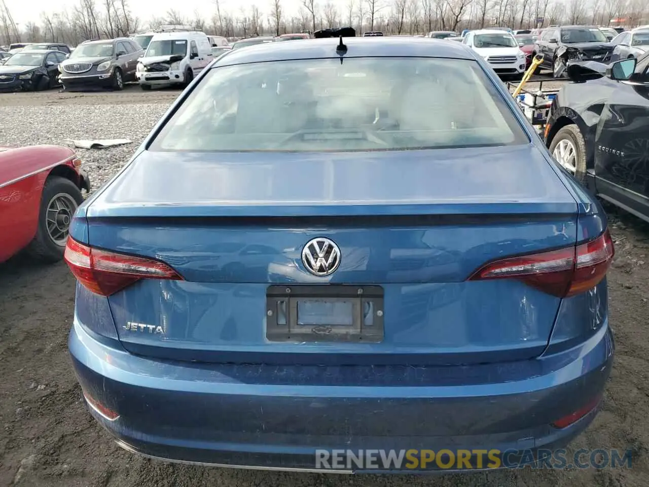 6 fotografías del automóvil dañado 3VWCB7BU0KM240761 VOLKSWAGEN JETTA 2019