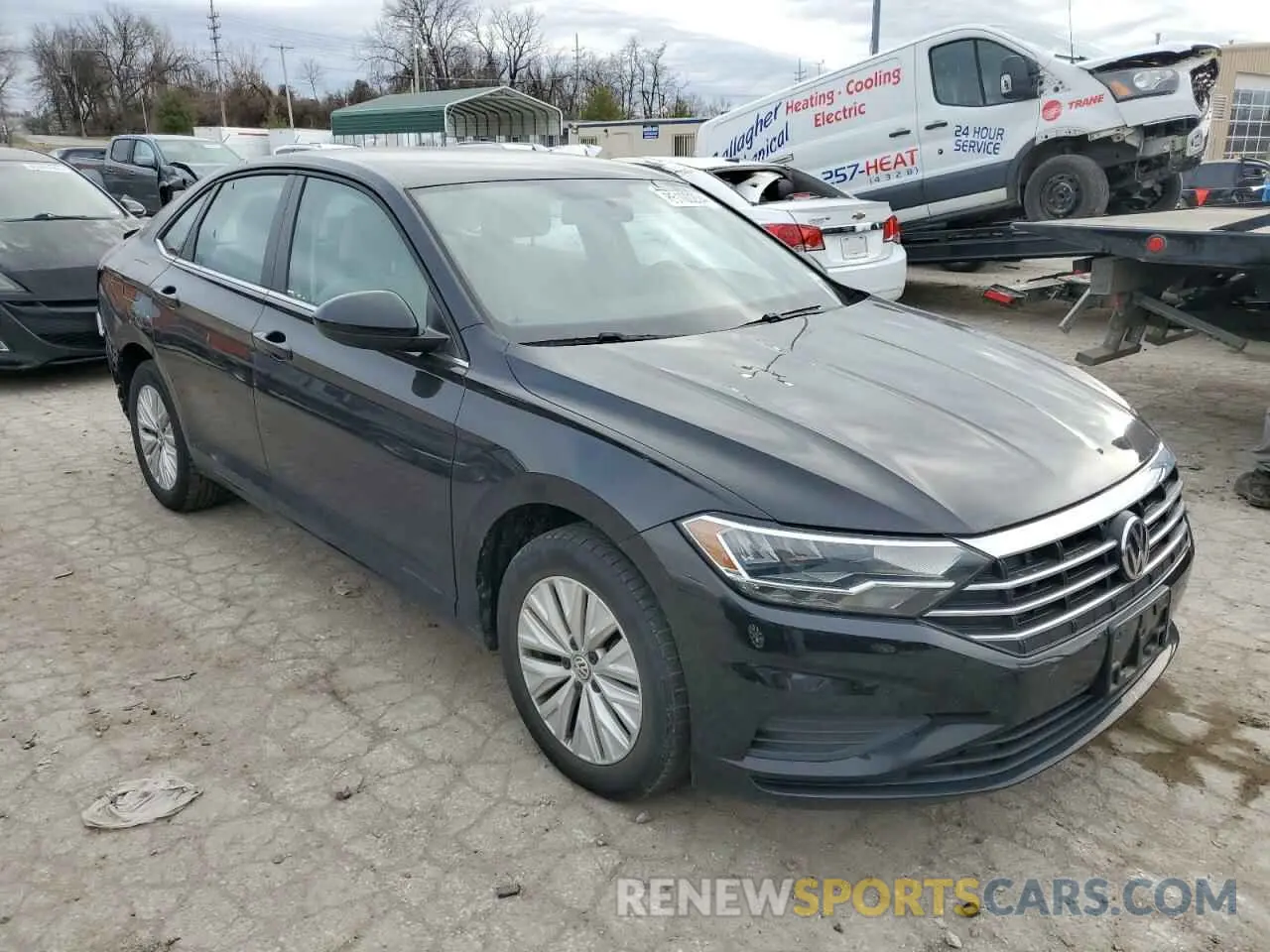 4 fotografías del automóvil dañado 3VWCB7BU1KM236864 VOLKSWAGEN JETTA 2019