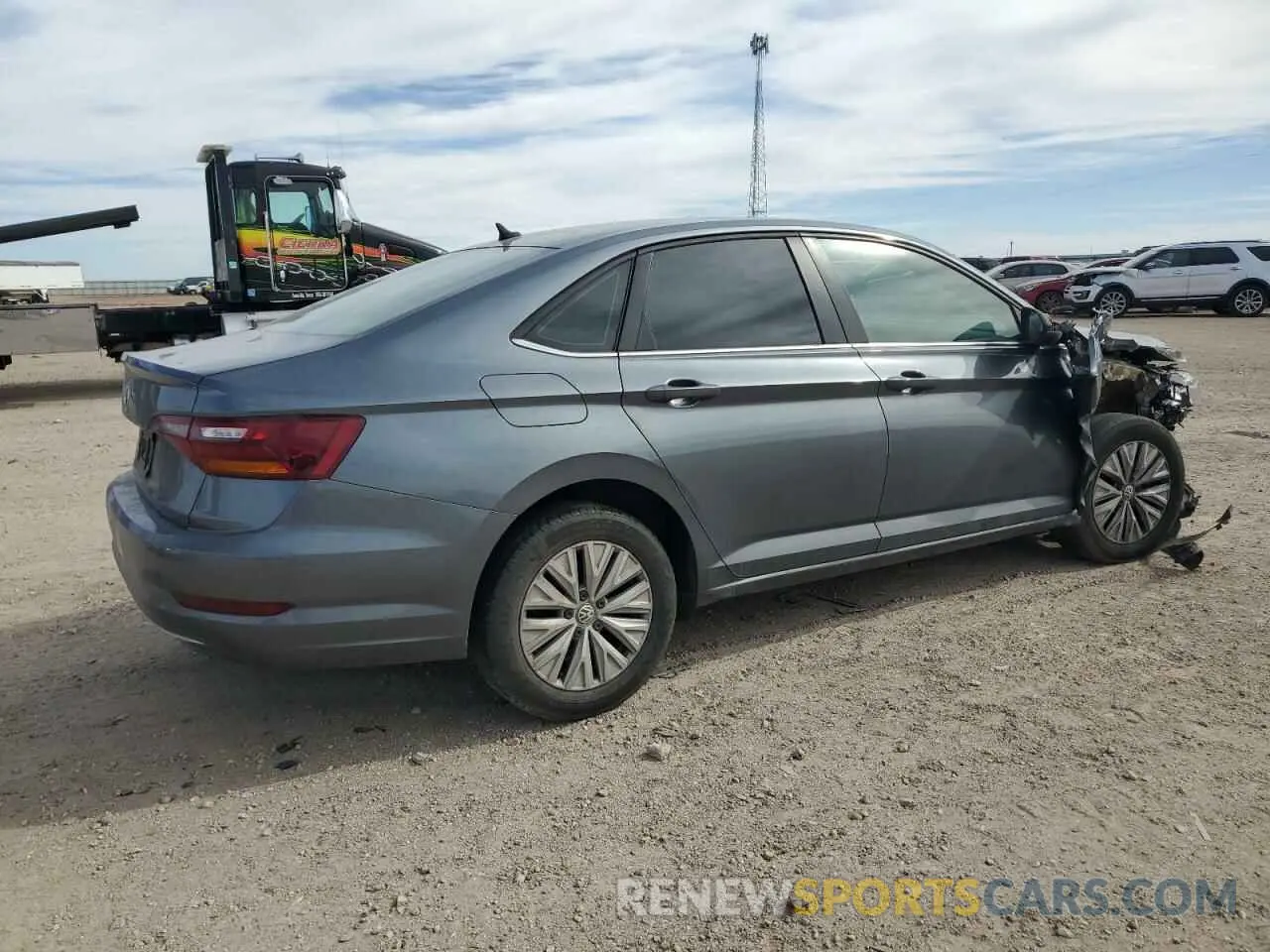 3 fotografías del automóvil dañado 3VWCB7BU2KM234119 VOLKSWAGEN JETTA 2019