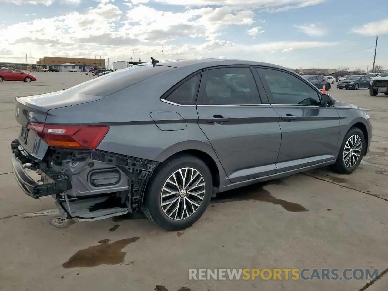 3 fotografías del automóvil dañado 3VWCB7BU2KM252913 VOLKSWAGEN JETTA 2019