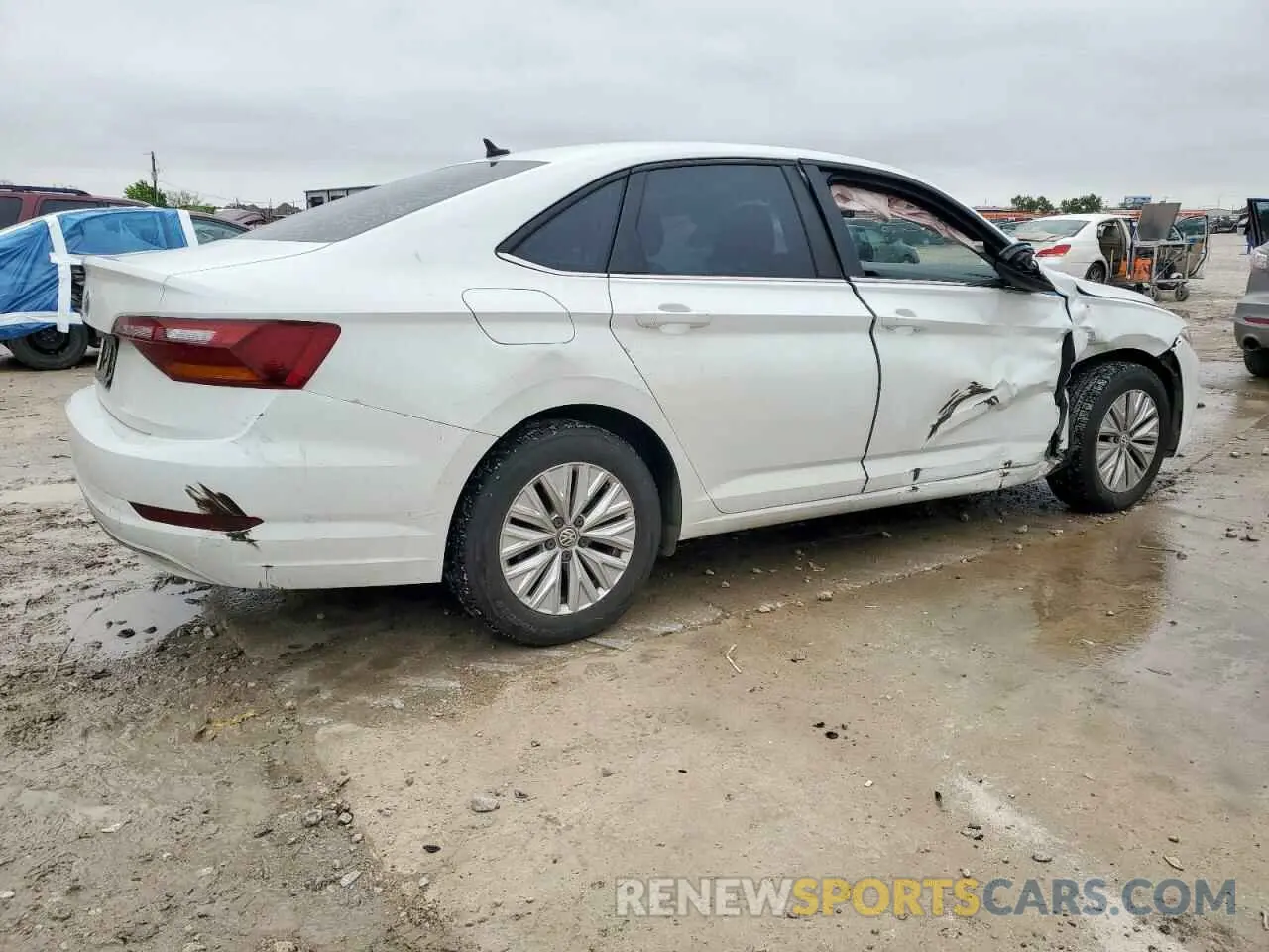 3 fotografías del automóvil dañado 3VWCB7BU3KM199641 VOLKSWAGEN JETTA 2019