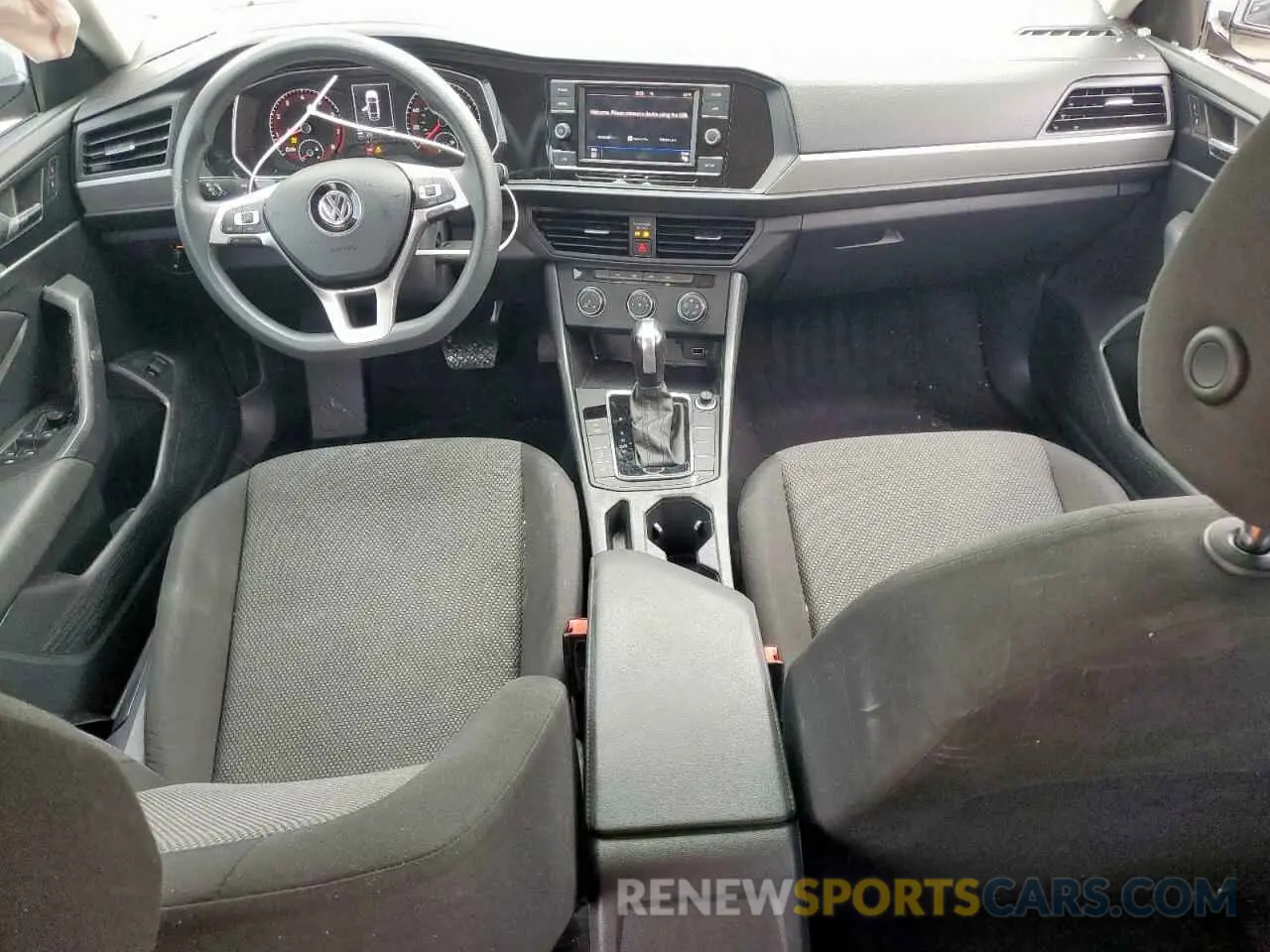 8 fotografías del automóvil dañado 3VWCB7BU3KM199641 VOLKSWAGEN JETTA 2019