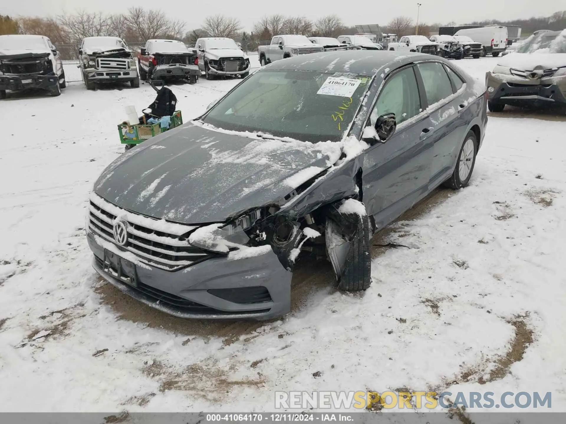 2 fotografías del automóvil dañado 3VWCB7BU3KM236168 VOLKSWAGEN JETTA 2019
