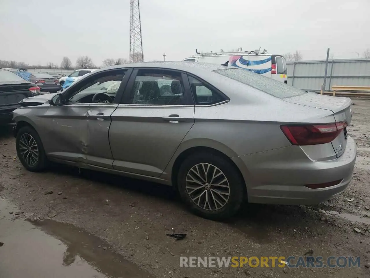 2 fotografías del automóvil dañado 3VWCB7BU5KM267664 VOLKSWAGEN JETTA 2019