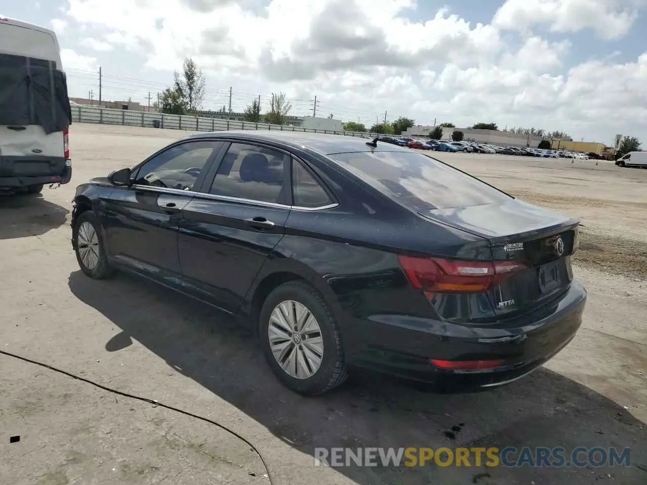 2 fotografías del automóvil dañado 3VWCB7BU6KM128837 VOLKSWAGEN JETTA 2019