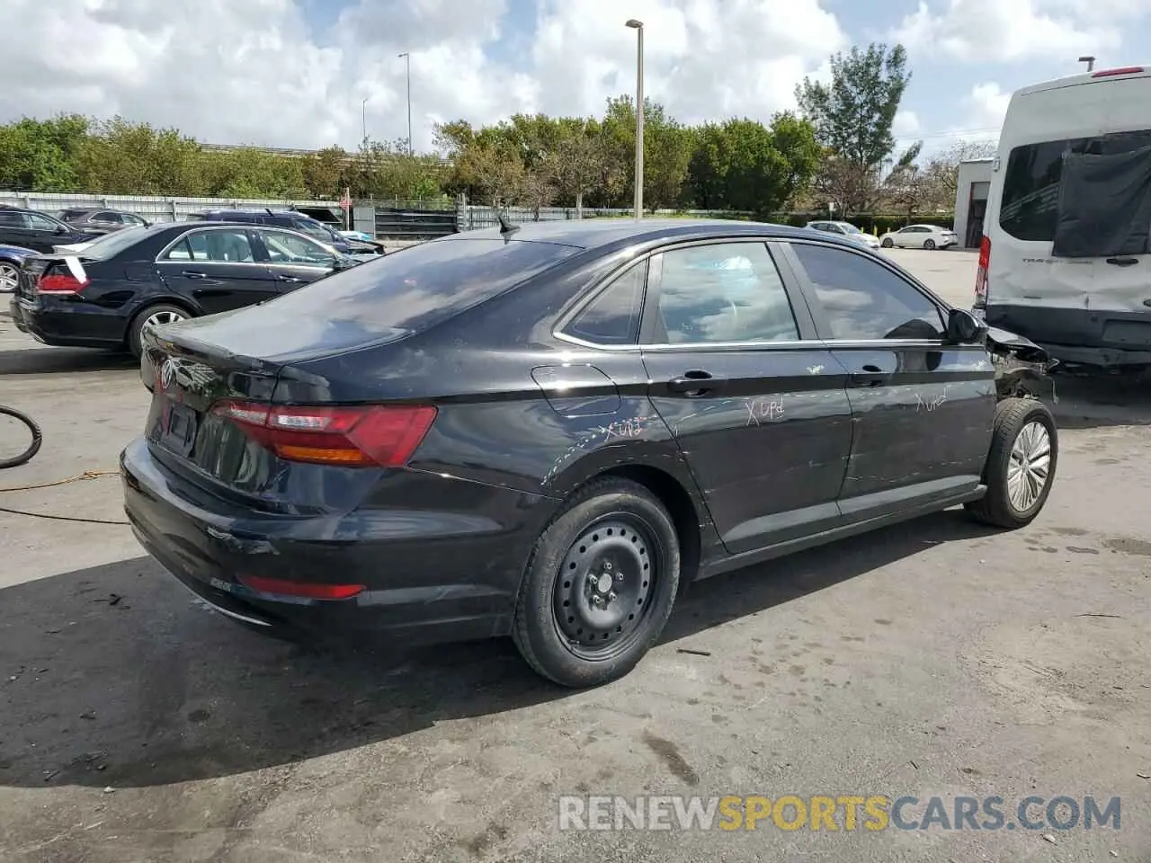 3 fotografías del automóvil dañado 3VWCB7BU6KM128837 VOLKSWAGEN JETTA 2019