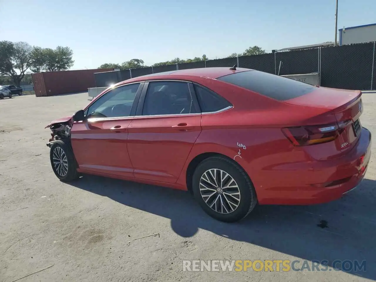 2 fotografías del automóvil dañado 3VWCB7BU6KM158100 VOLKSWAGEN JETTA 2019