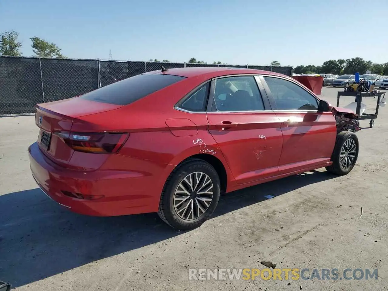 3 fotografías del automóvil dañado 3VWCB7BU6KM158100 VOLKSWAGEN JETTA 2019