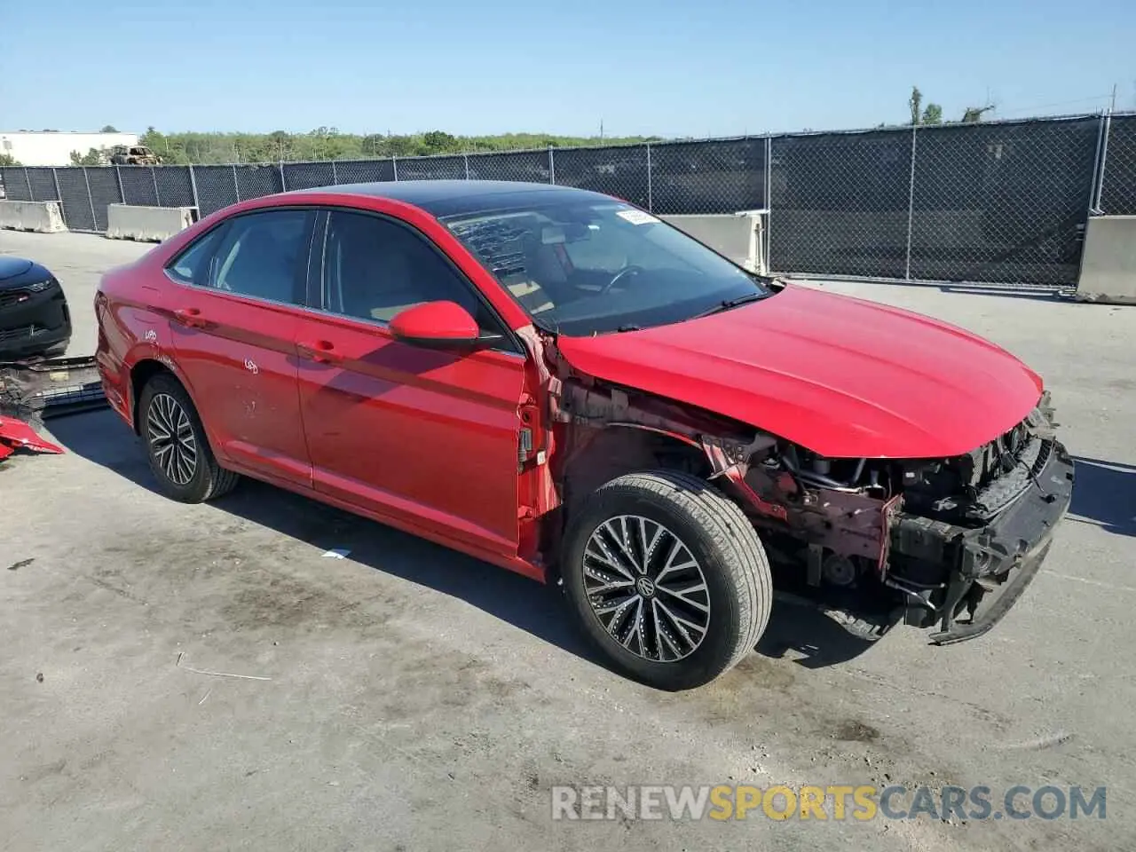4 fotografías del automóvil dañado 3VWCB7BU6KM158100 VOLKSWAGEN JETTA 2019