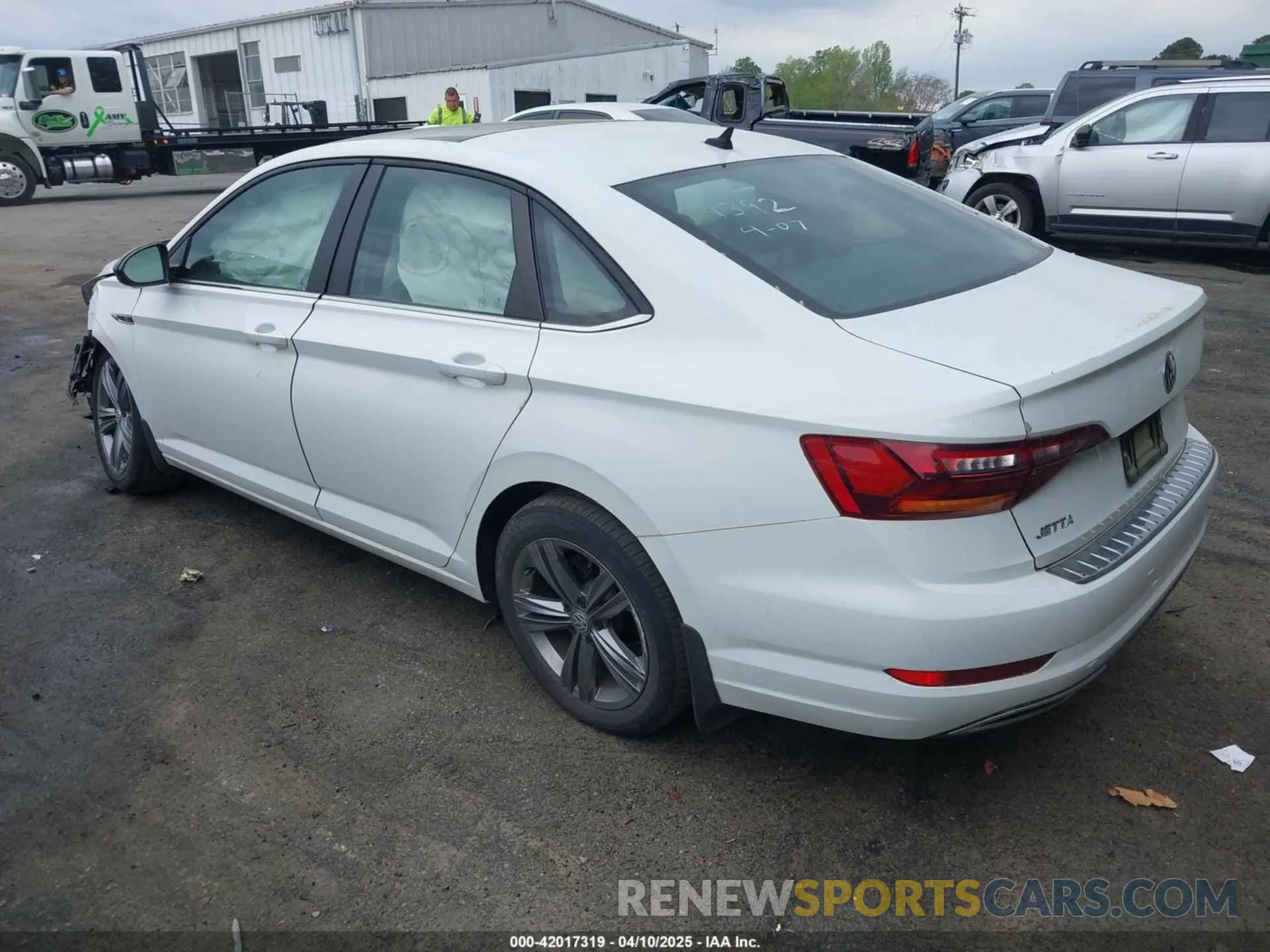 3 fotografías del automóvil dañado 3VWCB7BU6KM197169 VOLKSWAGEN JETTA 2019